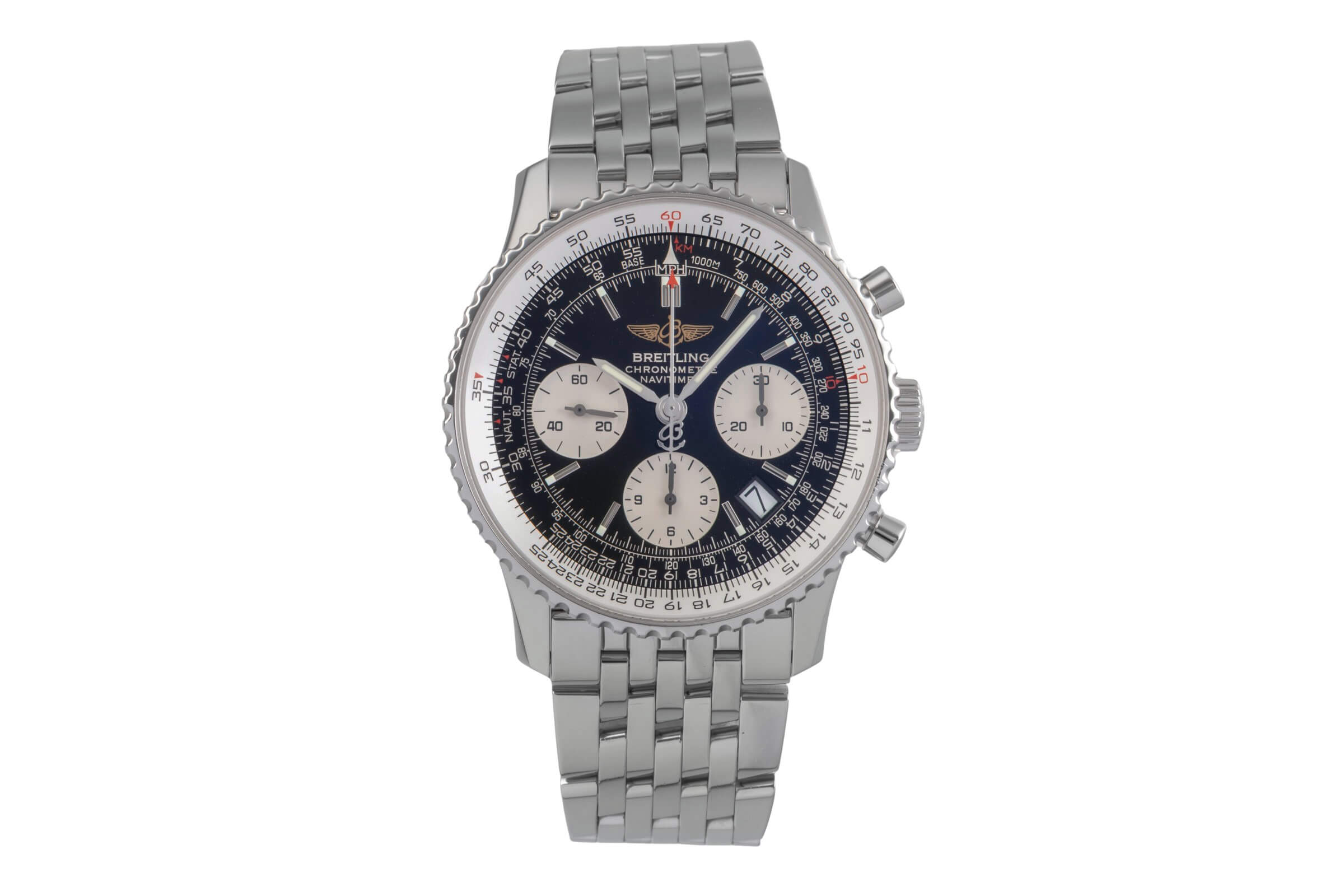 Breitling Navitimer chronograph steel automatic Kal. B23 Ref. A23322   A232B35NP  | Zeitauktion