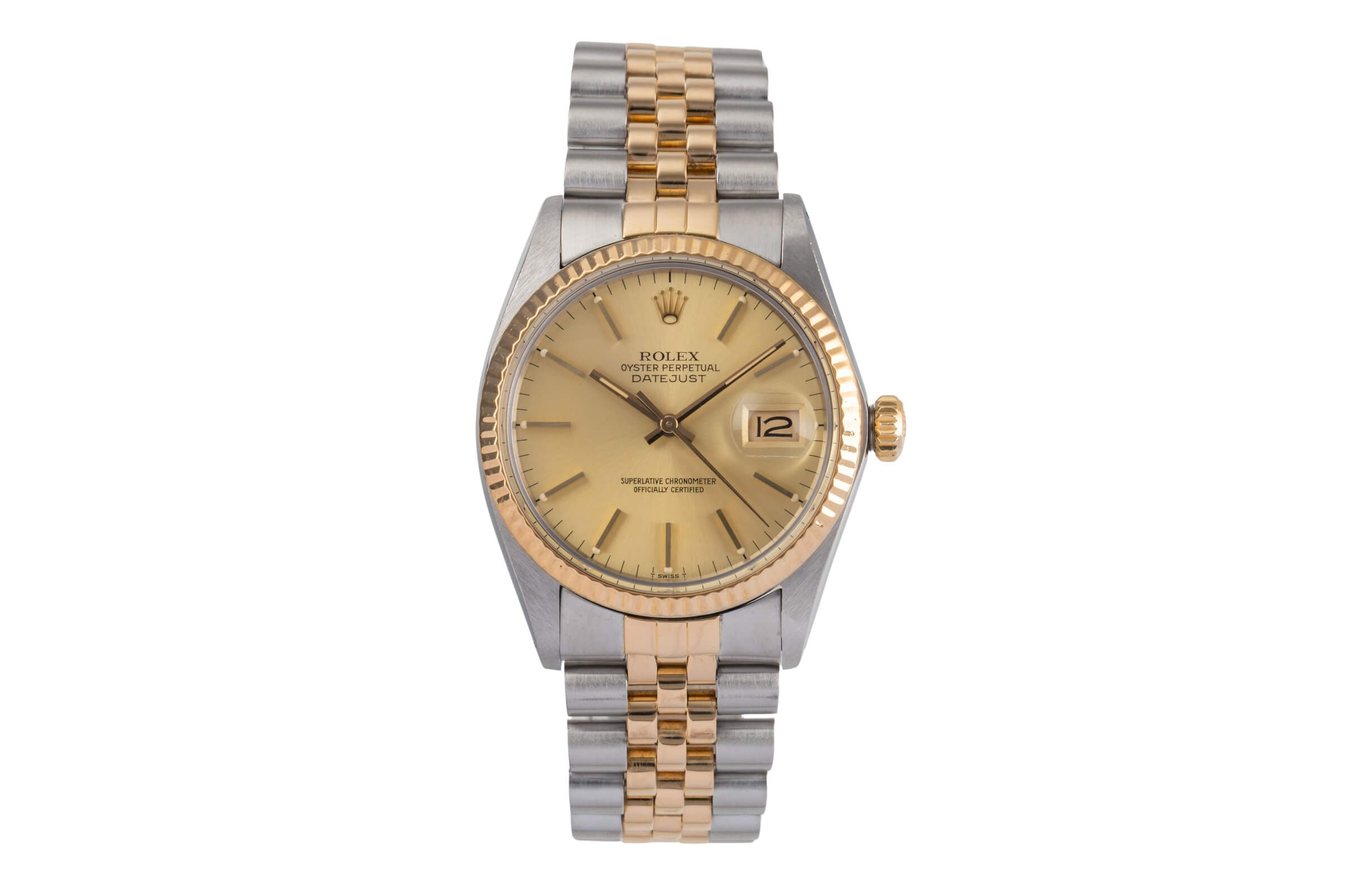 Rolex Datejust acier / or  automatique Kal. 3035 Ref. 16013  | Zeitauktion