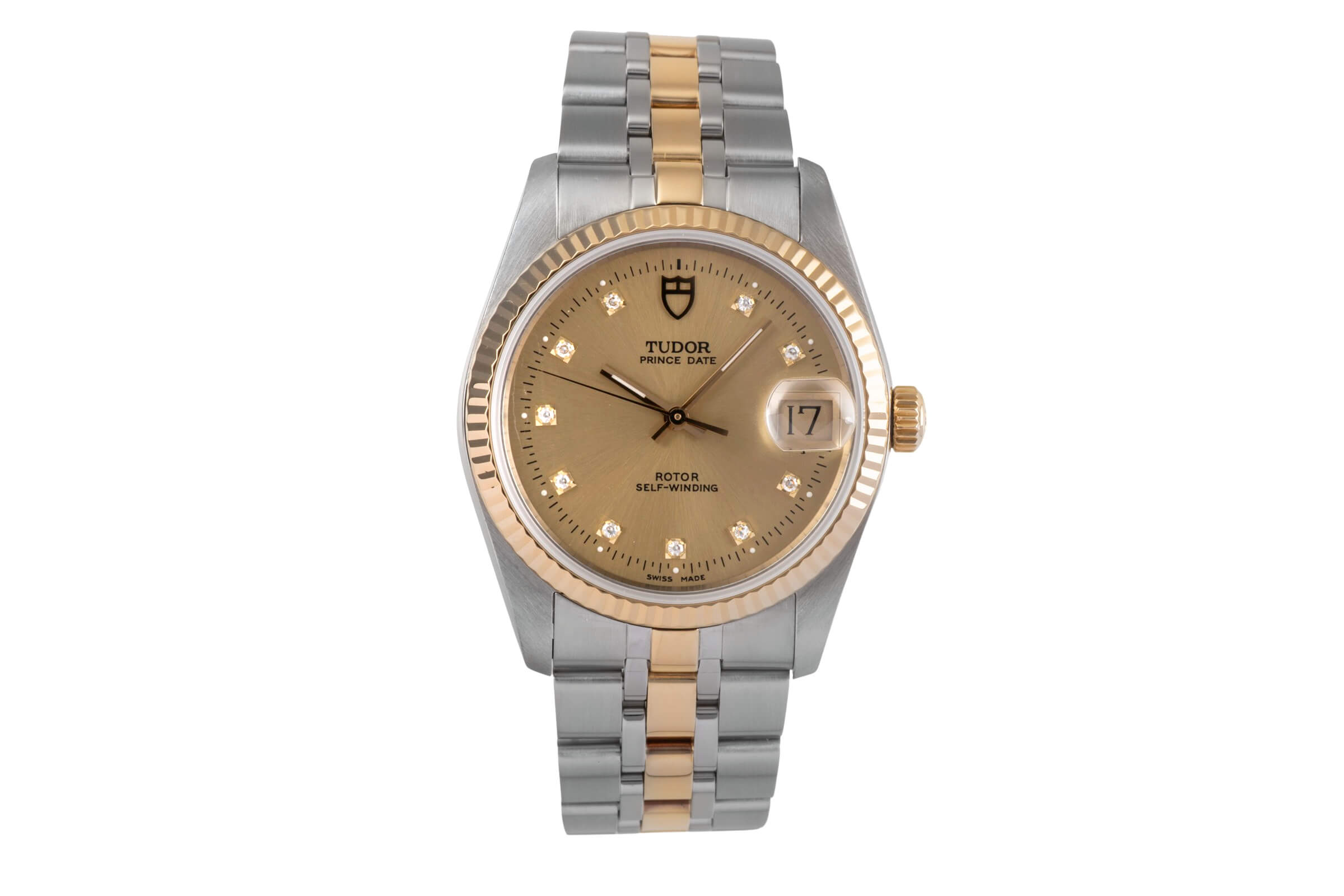 Tudor Prince Date acero / oro automático Ref. 74033  | Zeitauktion