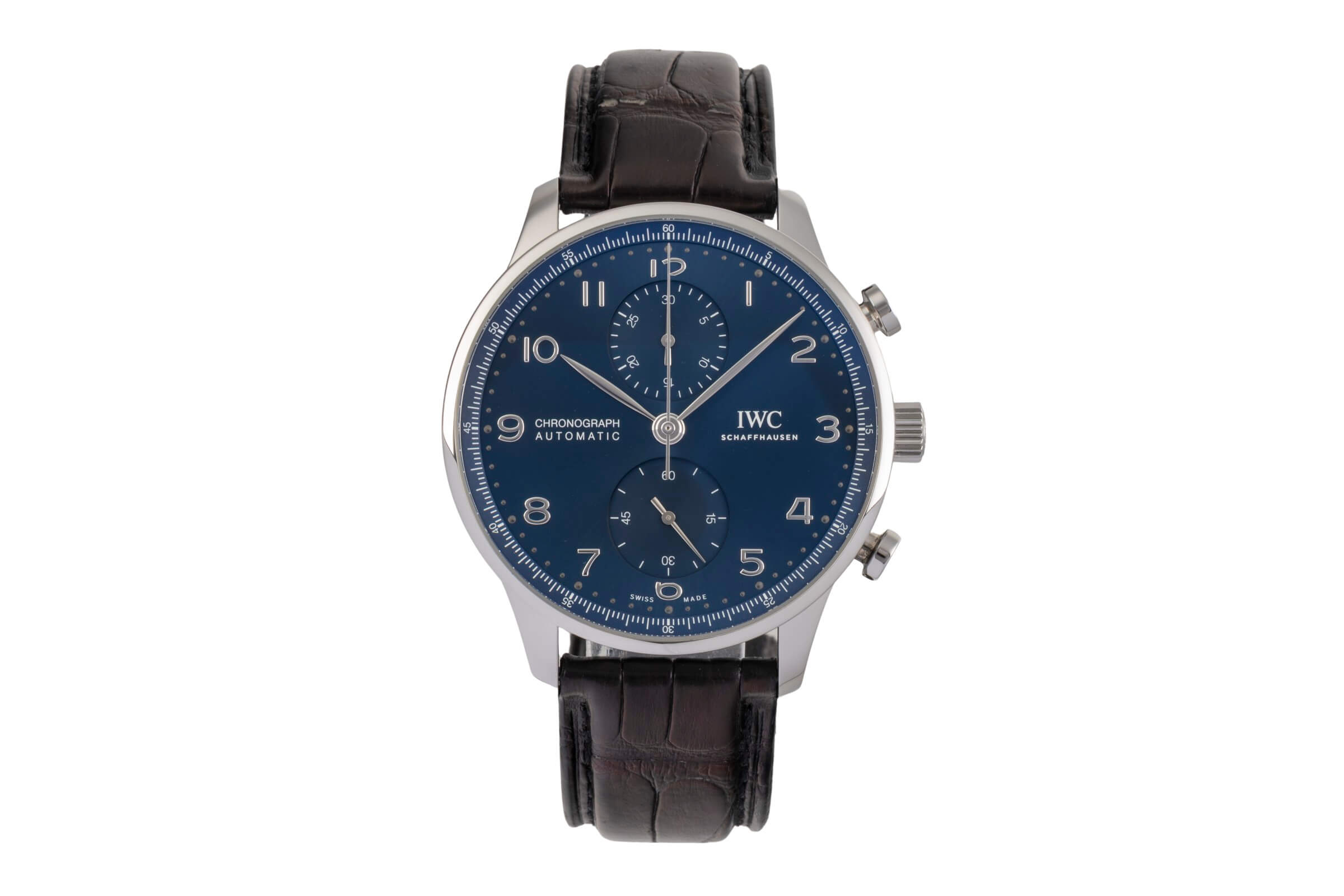 IWC Portugieser Chronograph Stahl Automatik Kal. C.69355 Ref. IW371606  | Zeitauktion