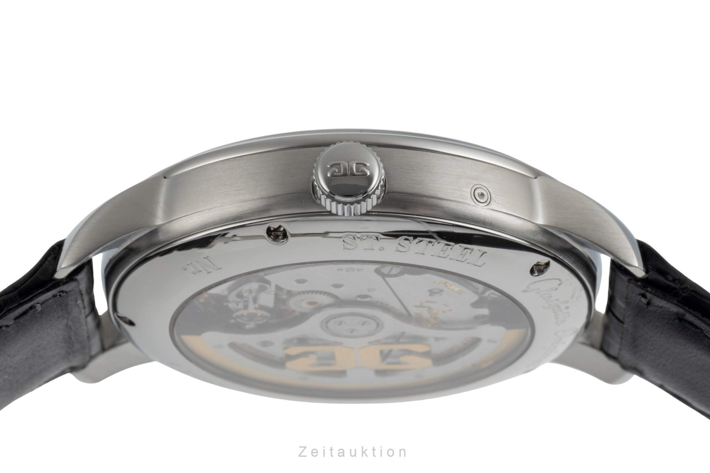 Glashütte Original Senator acero automático Kal. GO 100 Ref. 100-14-05-02-04	  | Zeitauktion