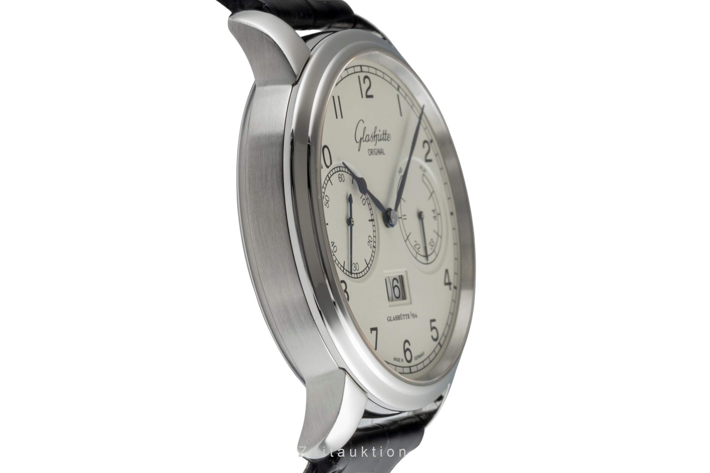 Glashütte Original Senator acero automático Kal. GO 100 Ref. 100-14-05-02-04	  | Zeitauktion