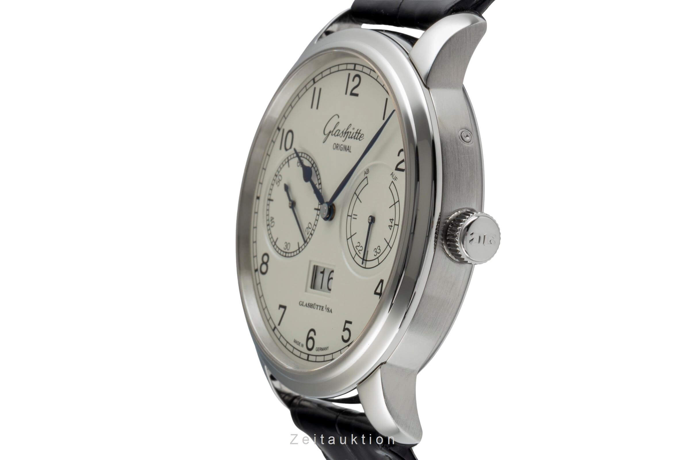 Glashütte Original Senator acero automático Kal. GO 100 Ref. 100-14-05-02-04	  | Zeitauktion