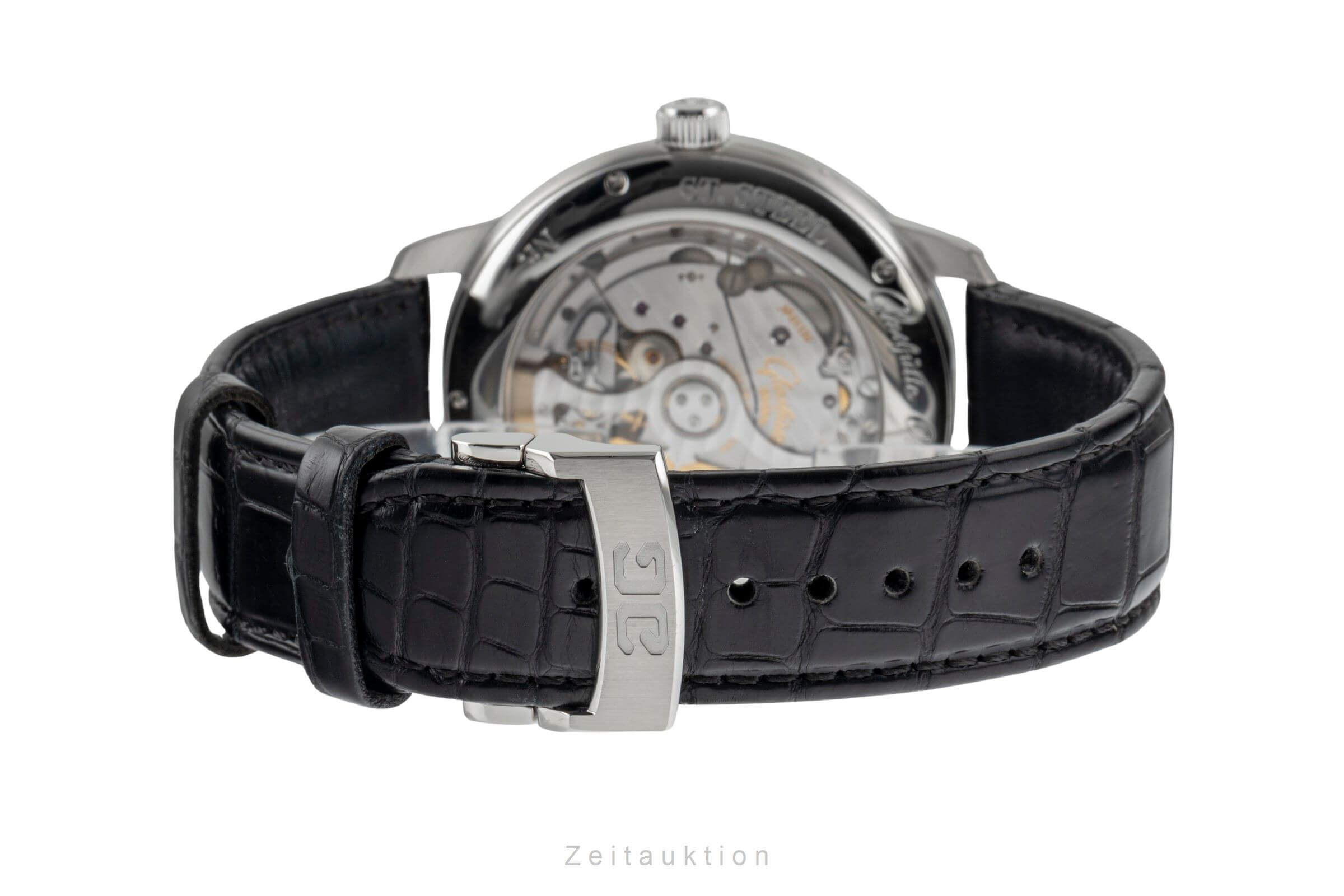 Glashütte Original Senator acero automático Kal. GO 100 Ref. 100-14-05-02-04	  | Zeitauktion
