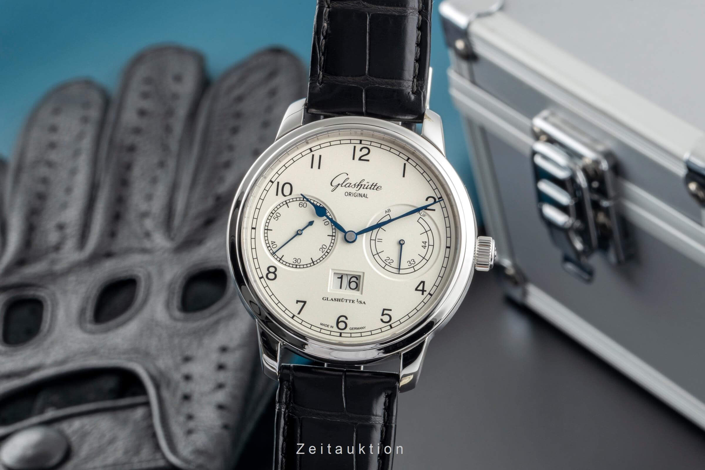 Glashütte Original Senator acero automático Kal. GO 100 Ref. 100-14-05-02-04	  | Zeitauktion