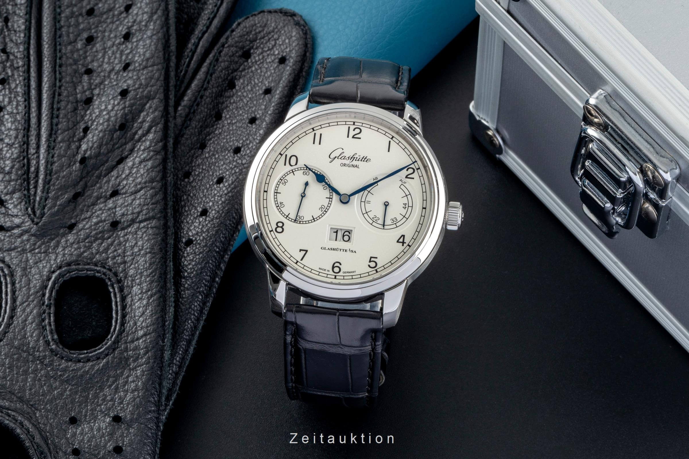 Glashütte Original Senator acero automático Kal. GO 100 Ref. 100-14-05-02-04	  | Zeitauktion
