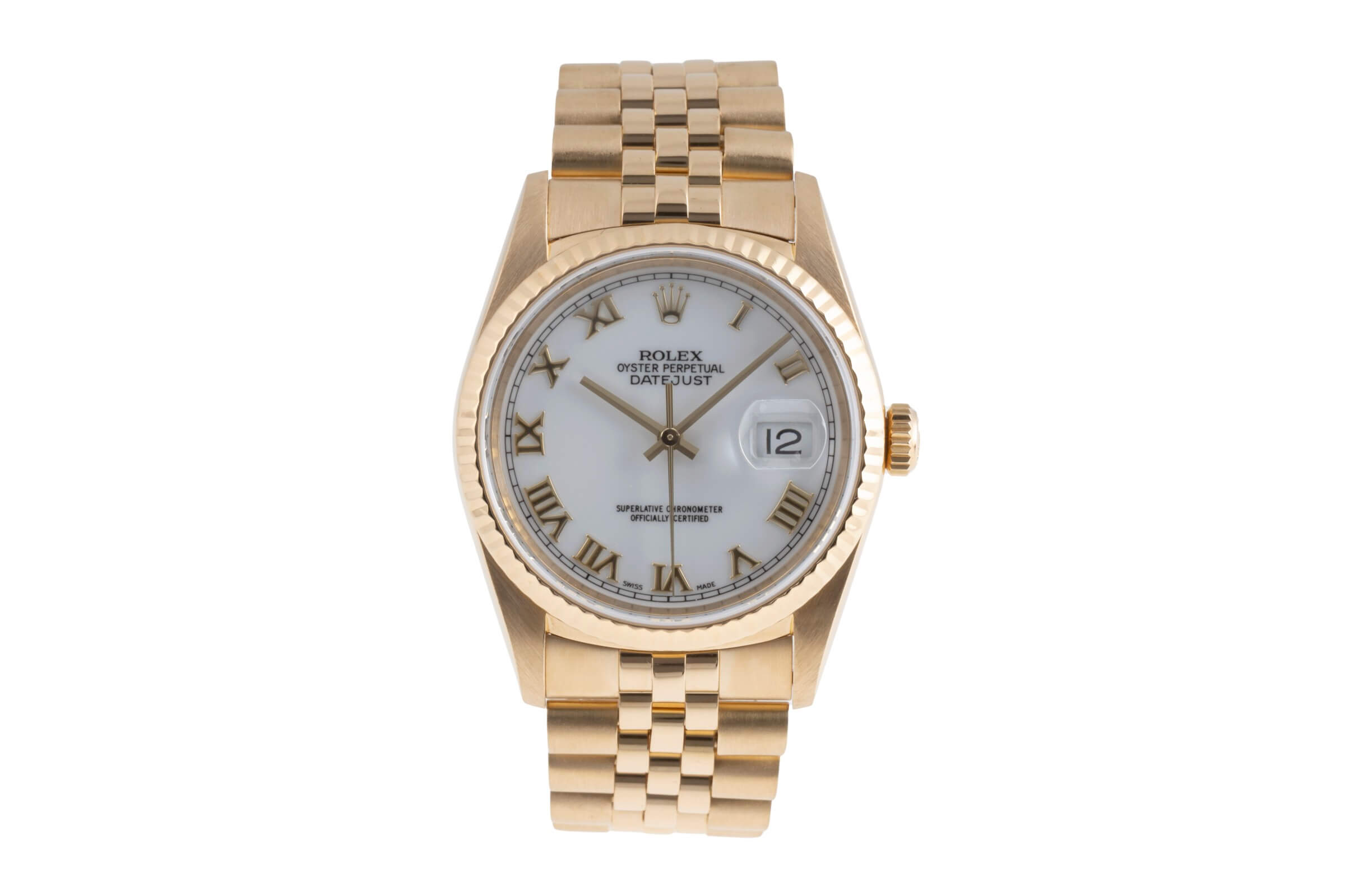 Rolex Datejust 18 ct gold automatic Kal. 3135 Ref. 16238  | Zeitauktion