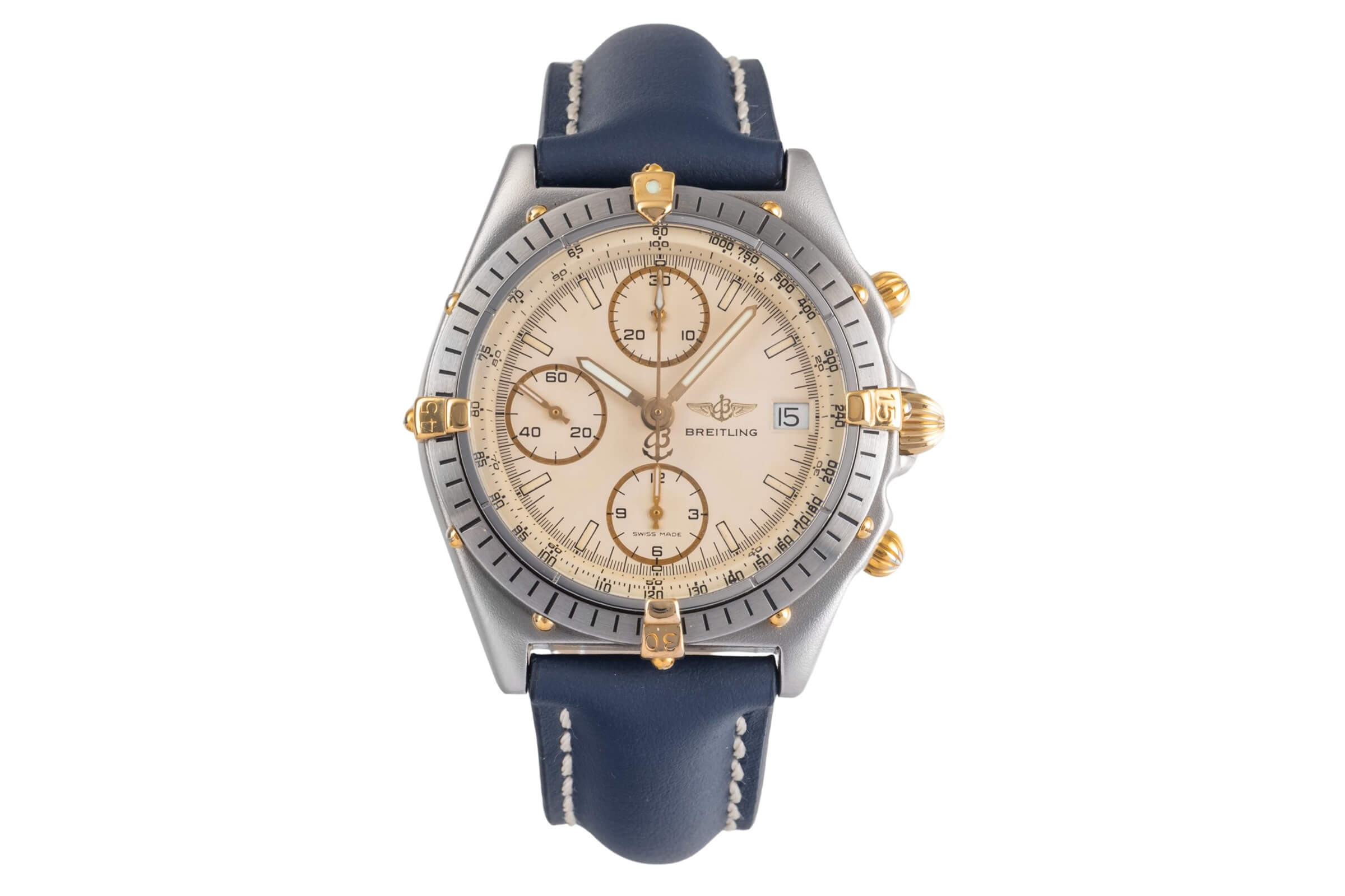 Breitling Chronomat Chronograph Stahl / vergoldet Automatik Ref. 81950  | Zeitauktion