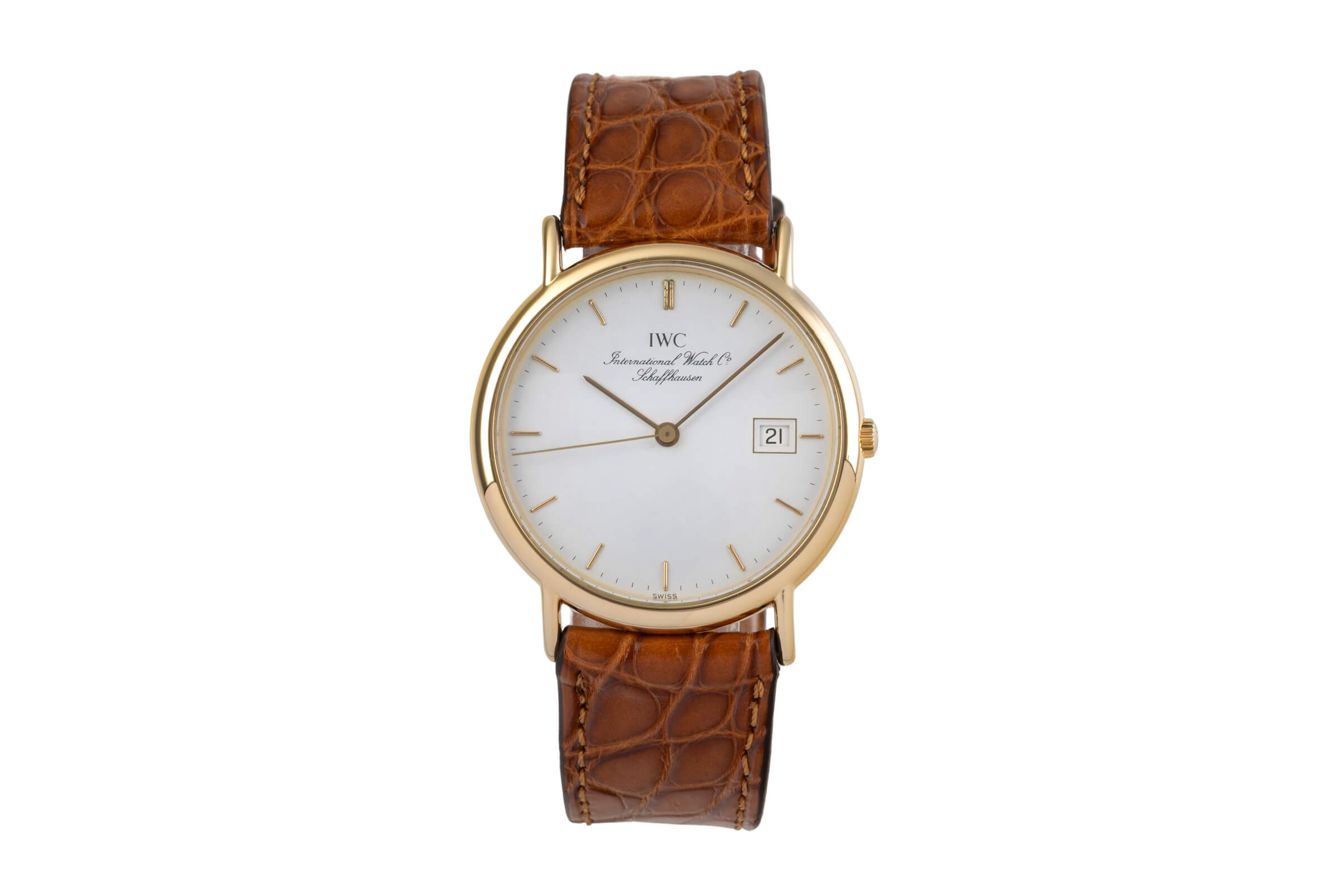 IWC Portofino 18k Gold Quarz Kal. 2210 Ref. IW3331  | Zeitauktion