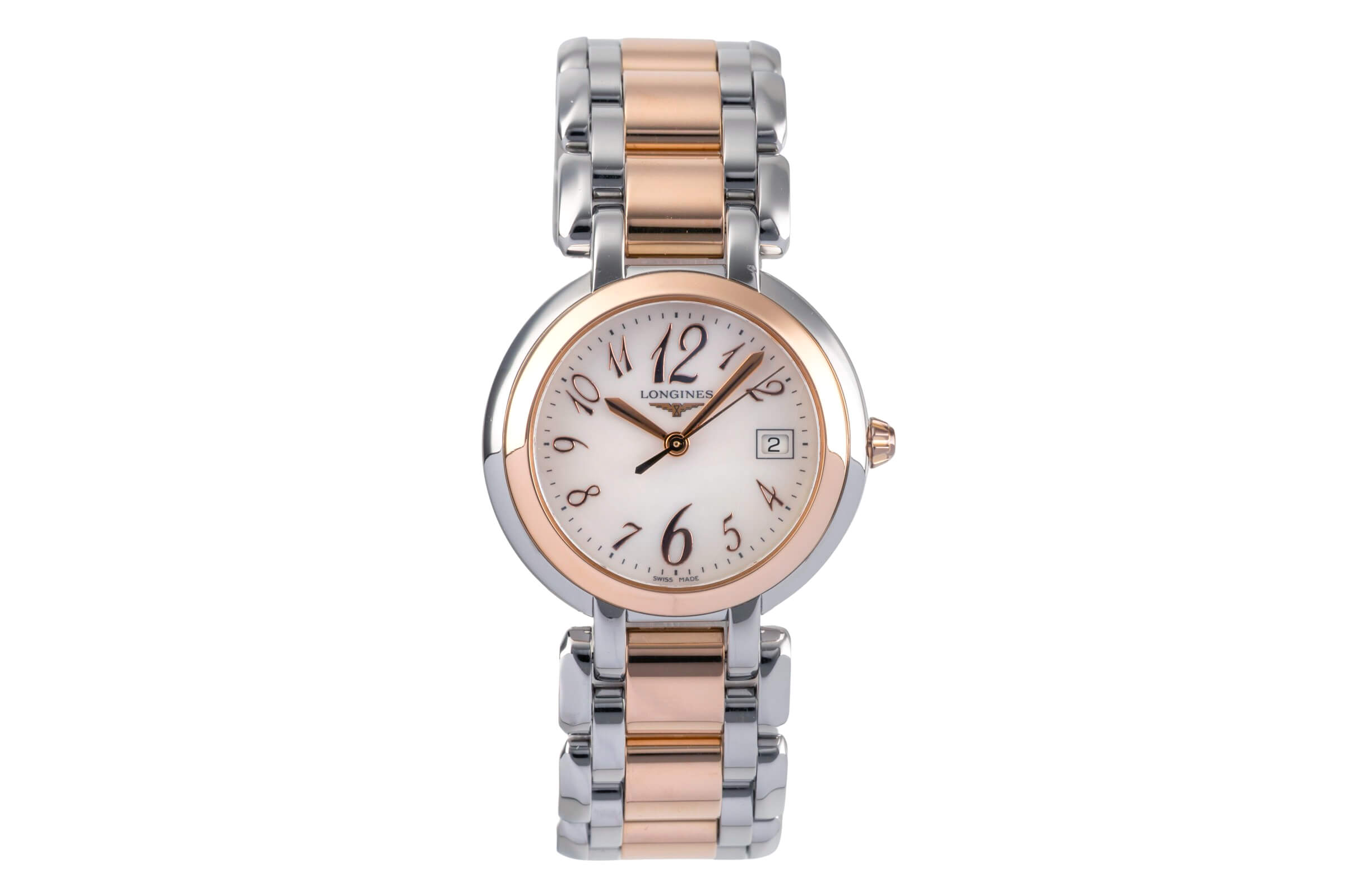 Longines Prima Luna Stahl / Gold Quarz Kal. L.129.2 Ref. L8.112.5.83.6  | Zeitauktion