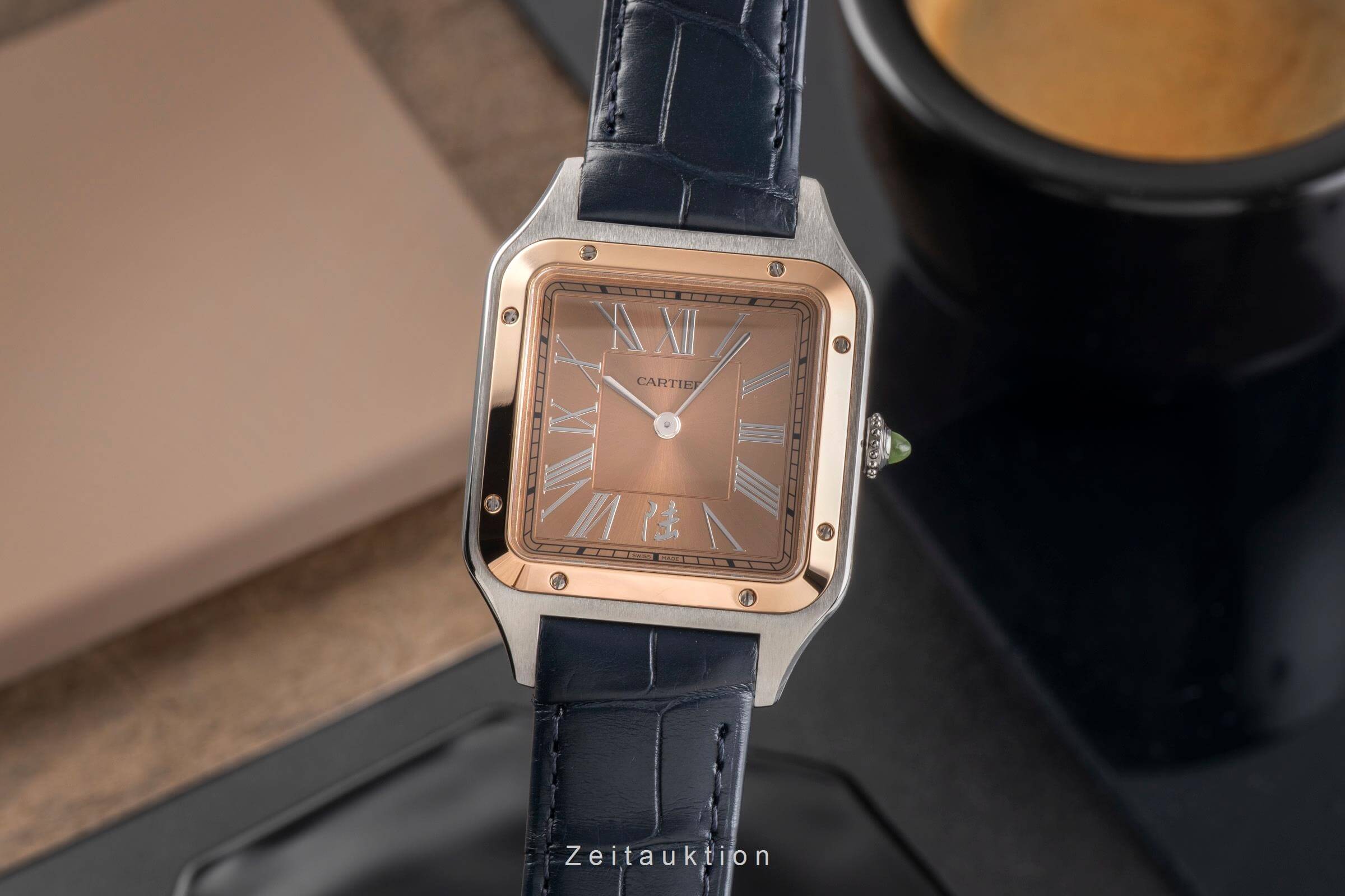 Cartier Santos Dumont Stahl / Gold Handaufzug Kal. 430 MC Ref. W2SA0027 LIMITED EDITION | Zeitauktion