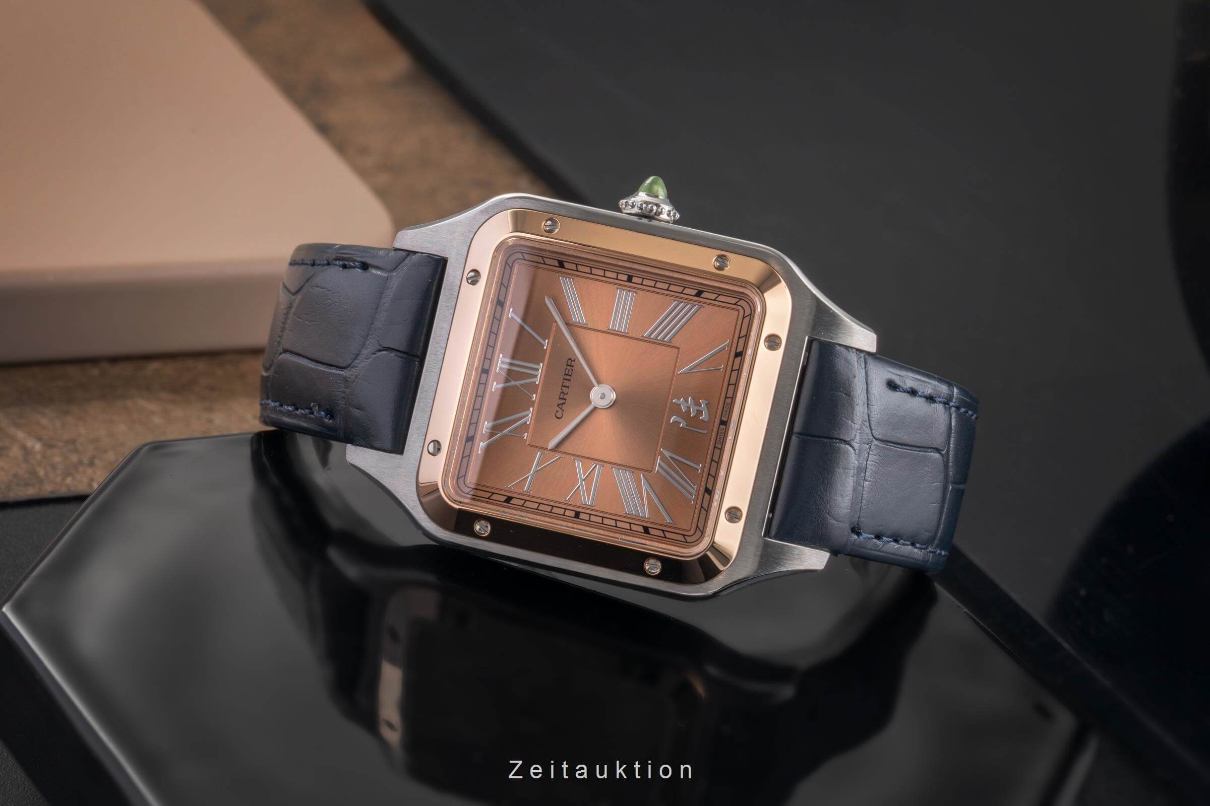 Cartier Santos Dumont Stahl / Gold Handaufzug Kal. 430 MC Ref. W2SA0027 LIMITED EDITION | Zeitauktion