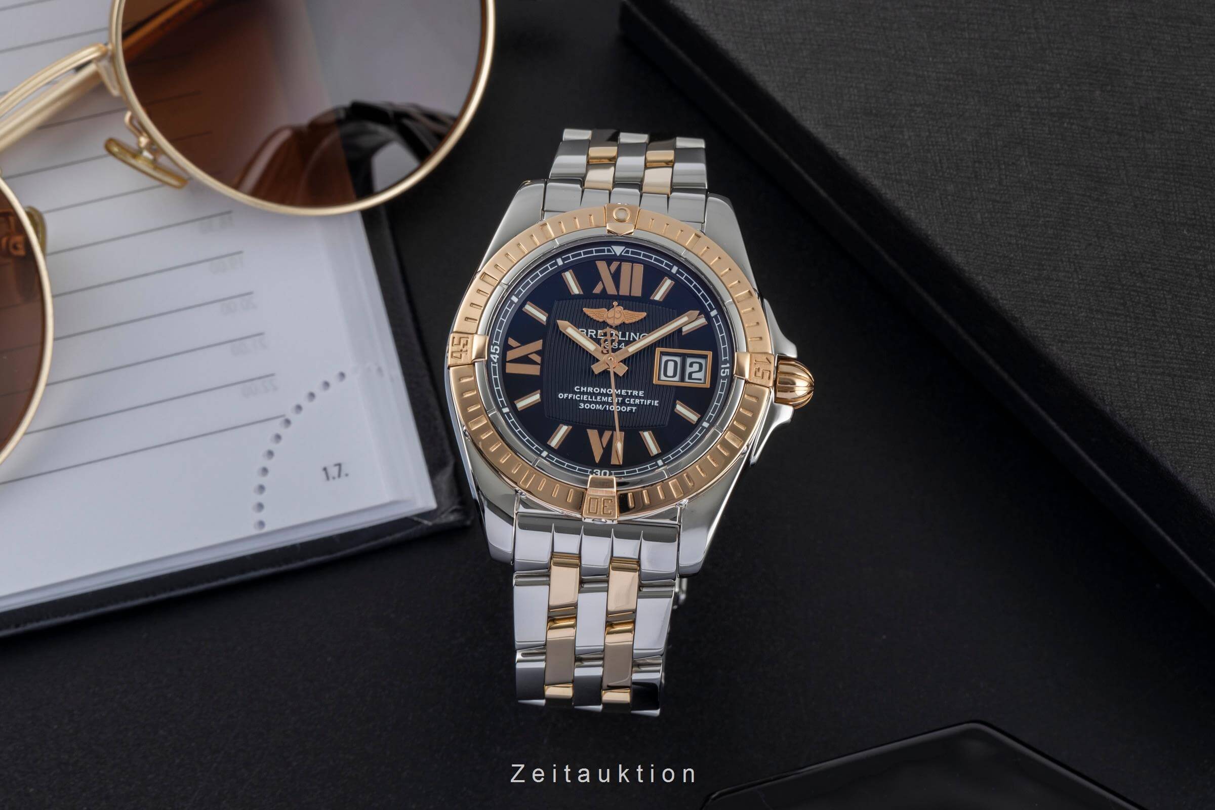 Breitling Cockpit Stahl / Gold Automatik Kal. B49 Ref. C4935012/B914	  | Zeitauktion