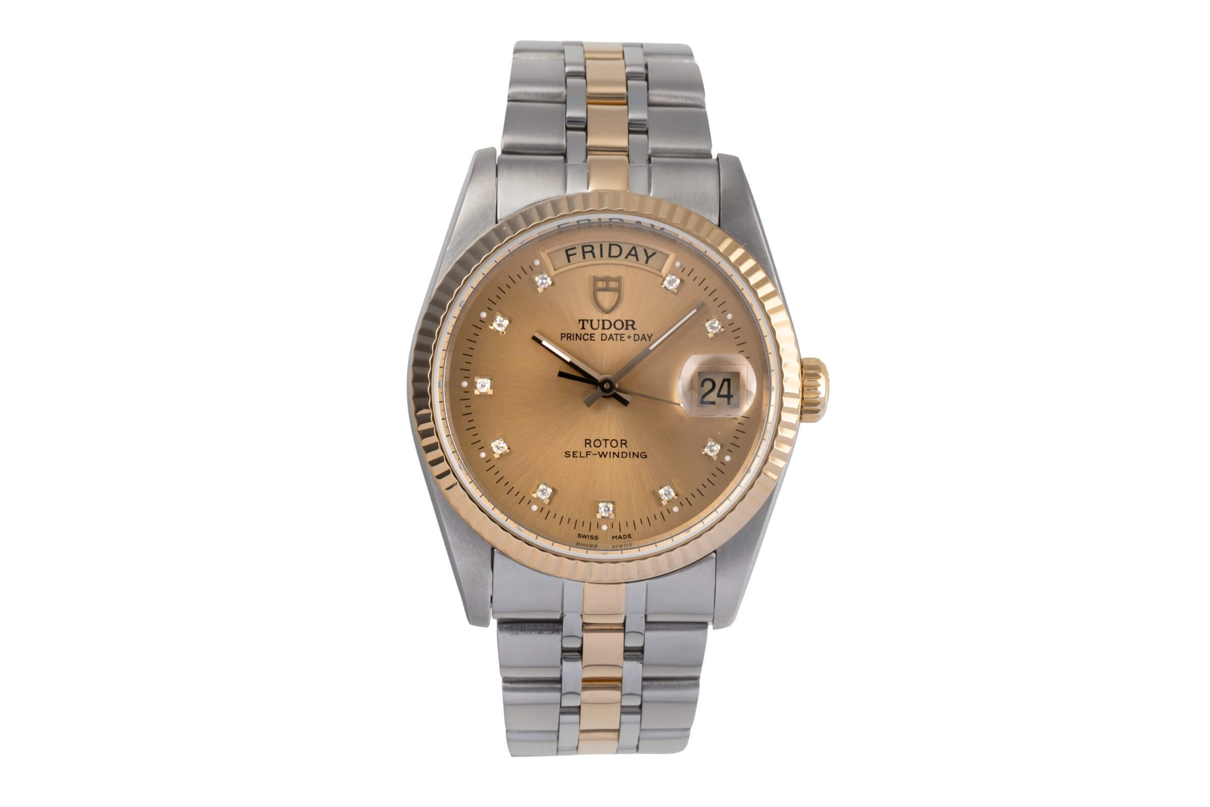 Tudor Date-Day acier / or  automatique Ref. 76213  | Zeitauktion