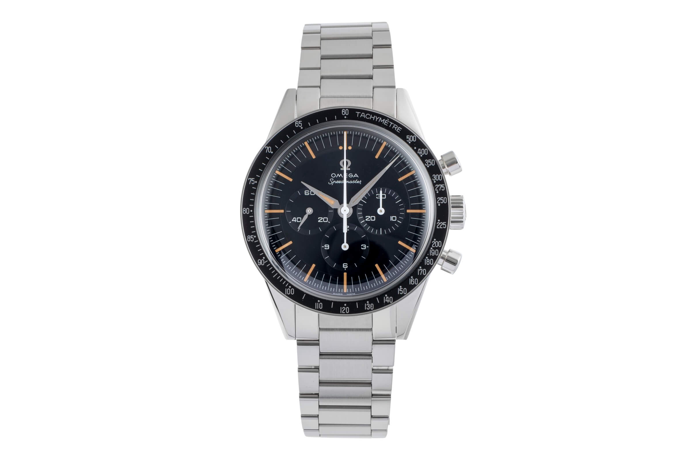Omega Speedmaster chronograph steel manual winding Kal. 3861 Ref. 310.30.40.50.06.001  | Zeitauktion