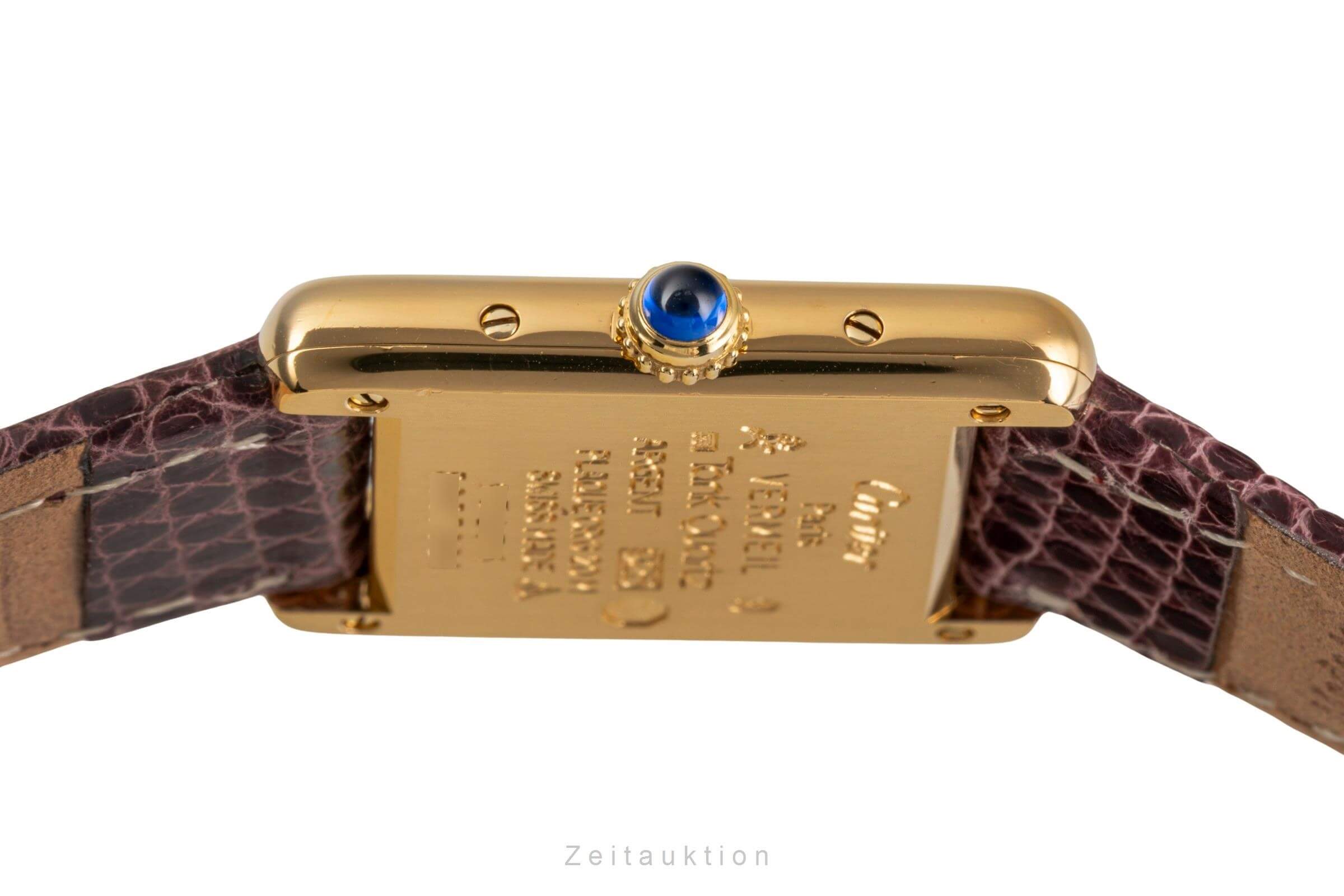 Cartier Tank argent doré quartz Kal. 057 Ref. 5057001  | Zeitauktion