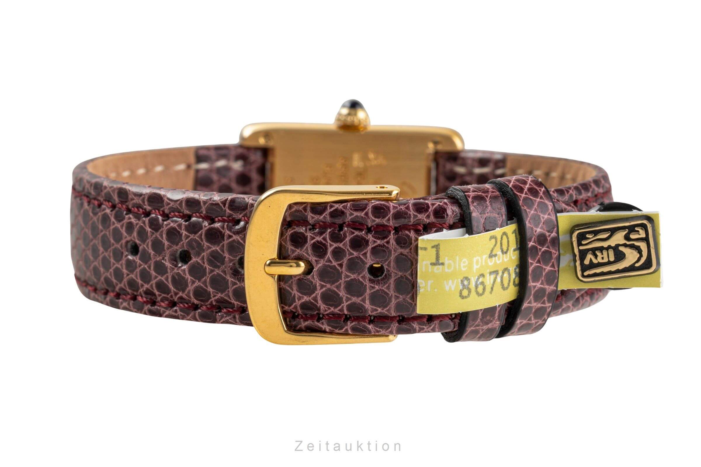 Cartier Tank argent doré quartz Kal. 057 Ref. 5057001  | Zeitauktion