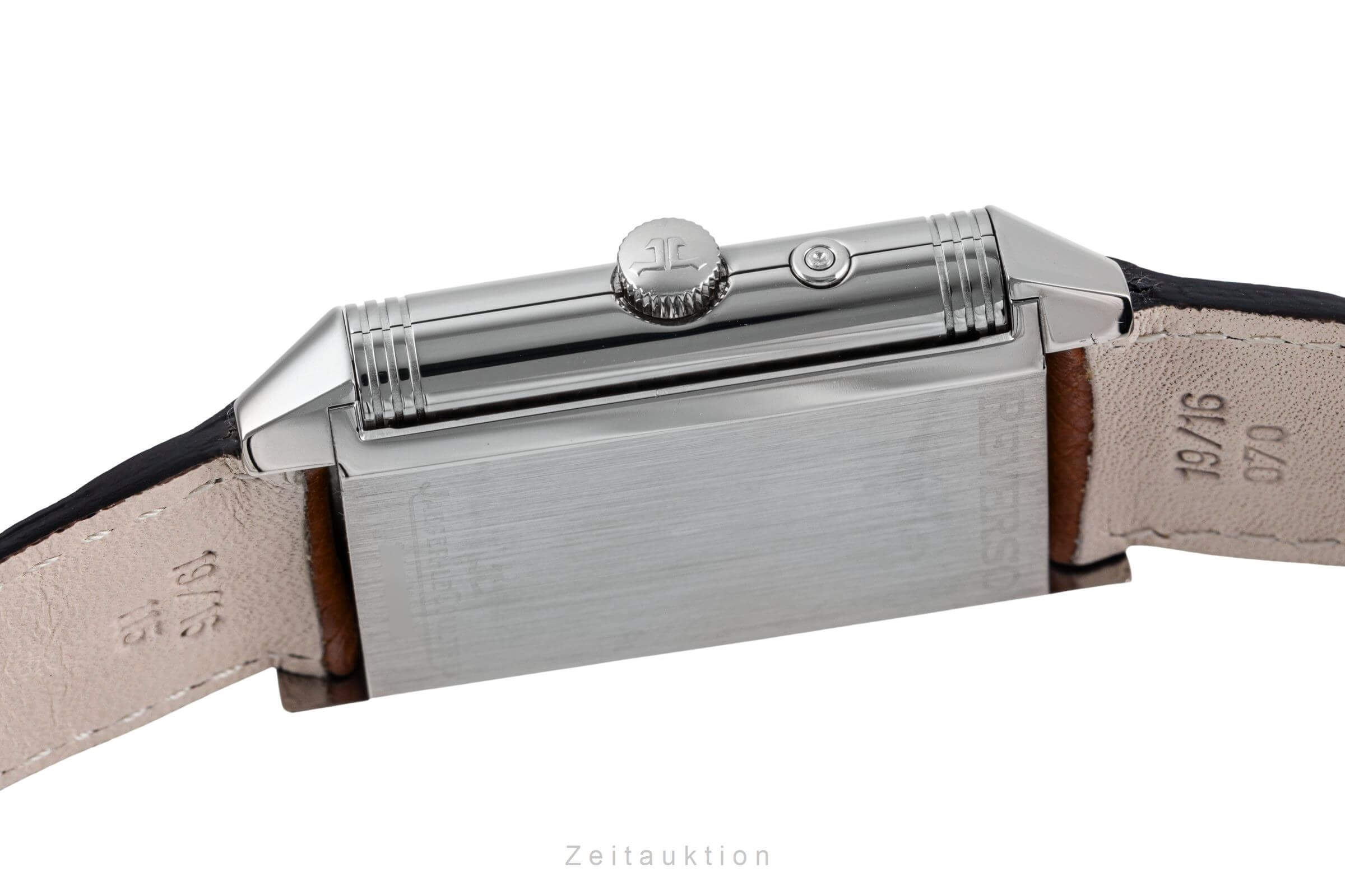 Jaeger LeCoultre Reverso 18k Weissgold Handaufzug Ref. Q2723440   270.3.54  | Zeitauktion