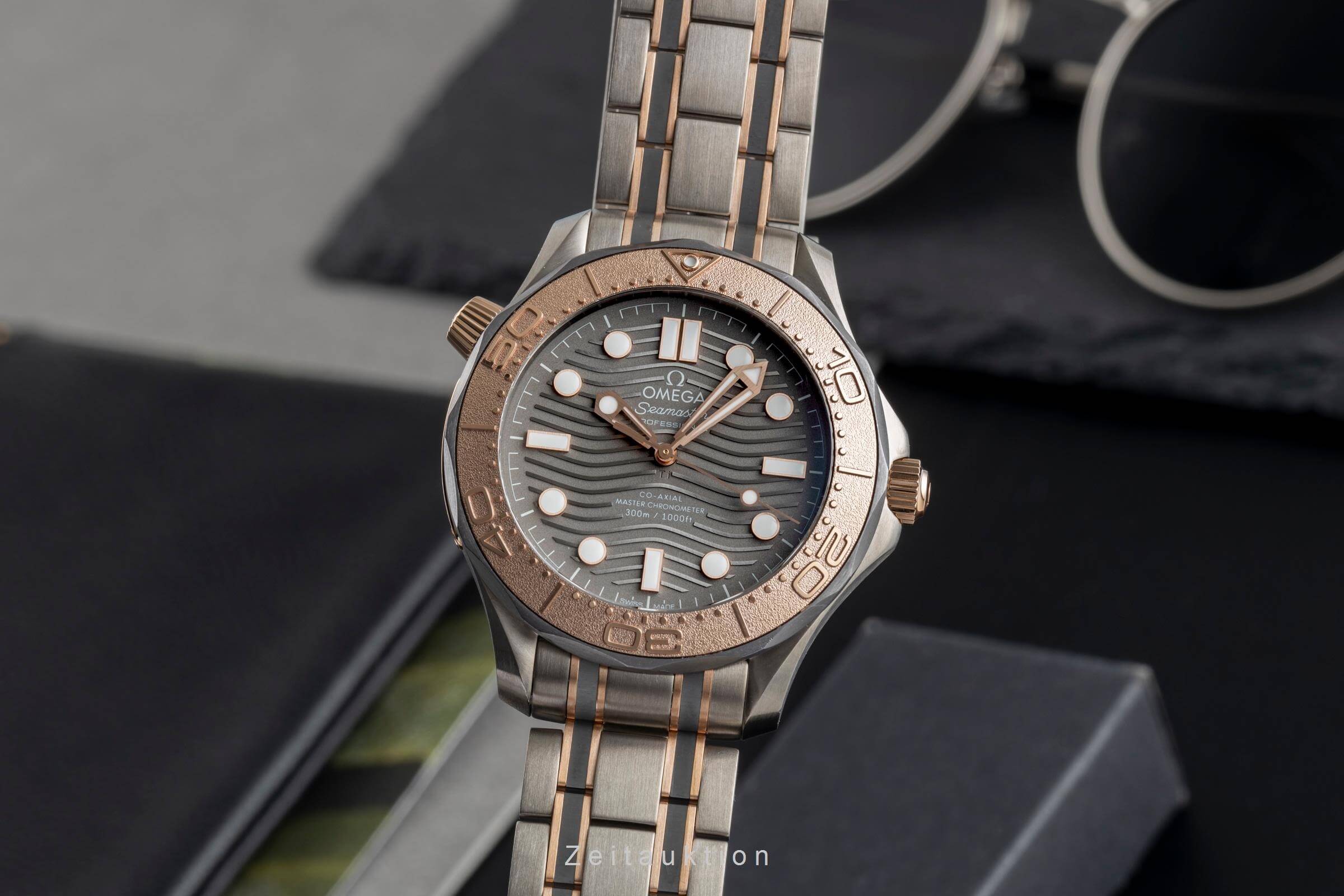 Omega Seamaster titanio / oro automático Kal. 8806 Ref. 210.60.42.20.99.001 LIMITED EDITION | Zeitauktion
