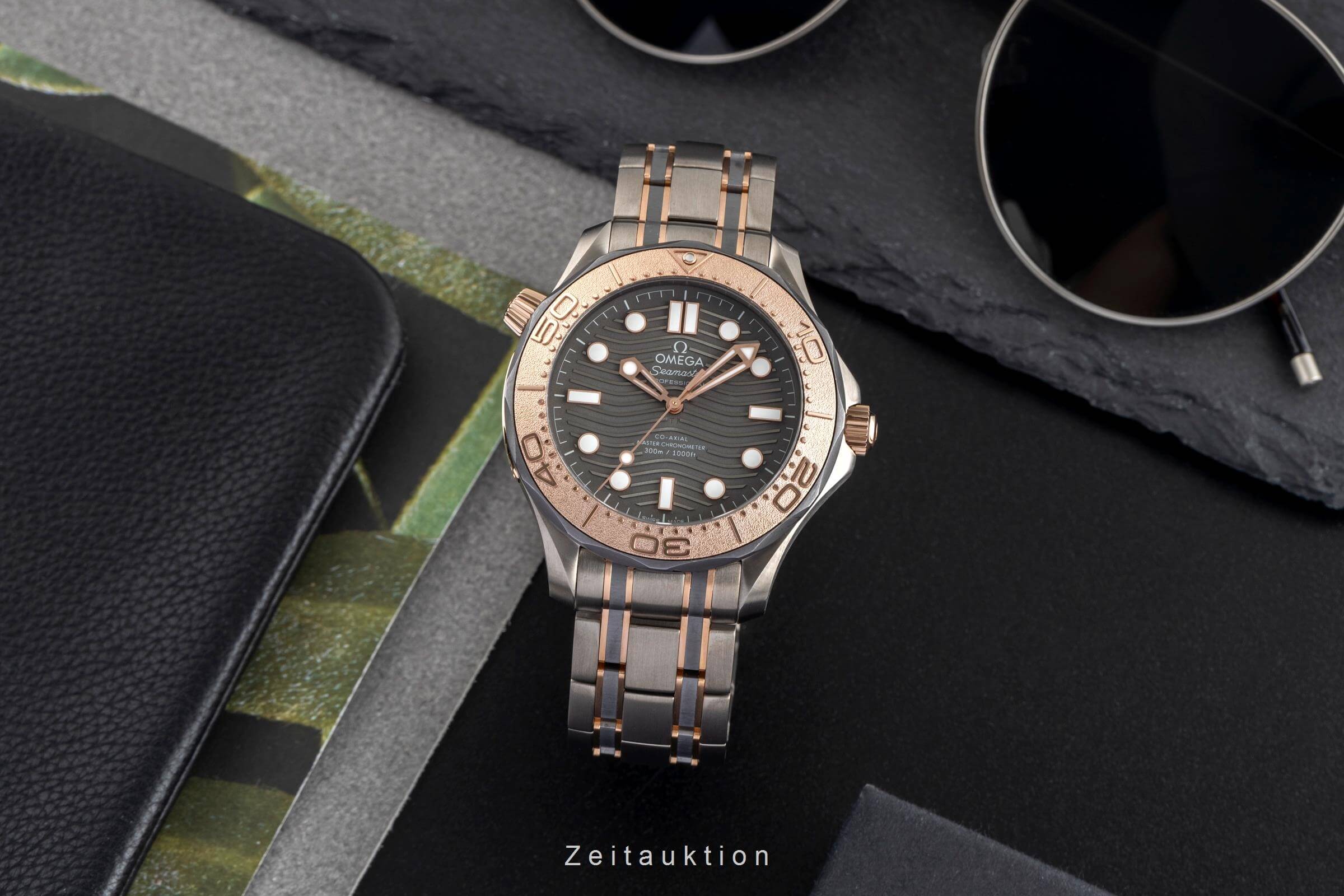 Omega Seamaster titanio / oro automático Kal. 8806 Ref. 210.60.42.20.99.001 LIMITED EDITION | Zeitauktion