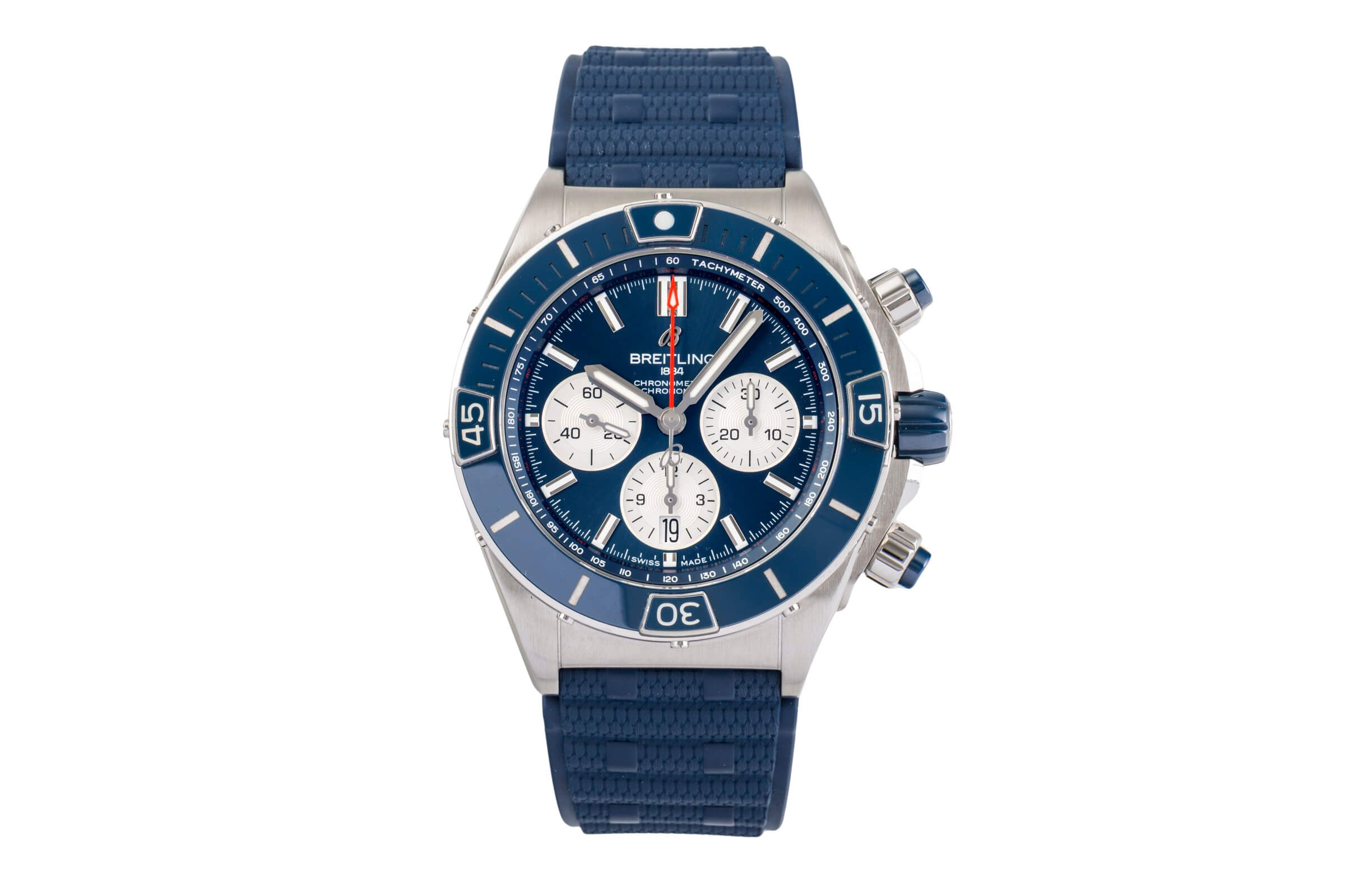 Breitling Chronomat 44 Chronograph Stahl Automatik Kal. B01 Ref. AB0136  | Zeitauktion
