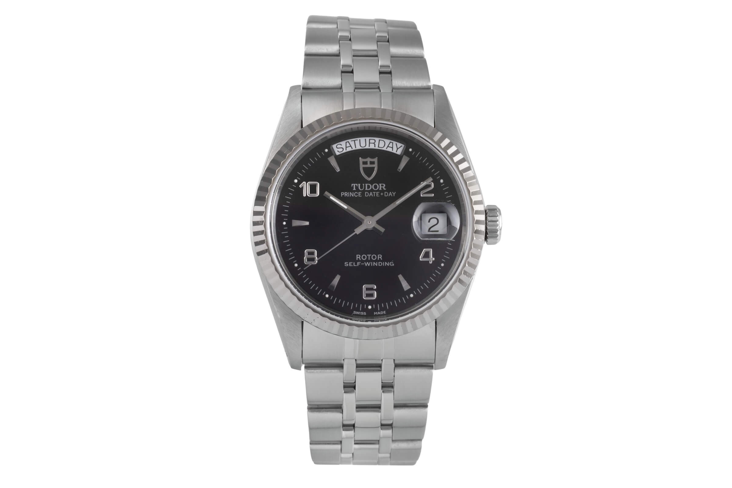 Tudor Date-Day acier / or blanc automatique Ref. 76214  | Zeitauktion