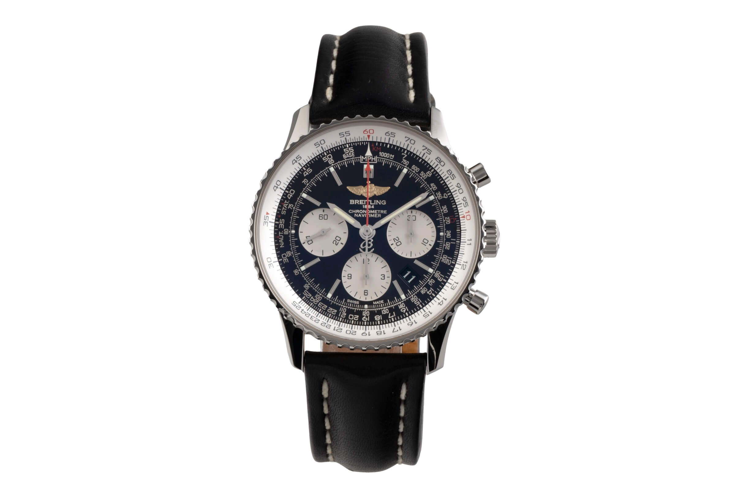 Breitling Navitimer 01 chronograph steel automatic Kal. B01 Ref. AB0120-011  | Zeitauktion