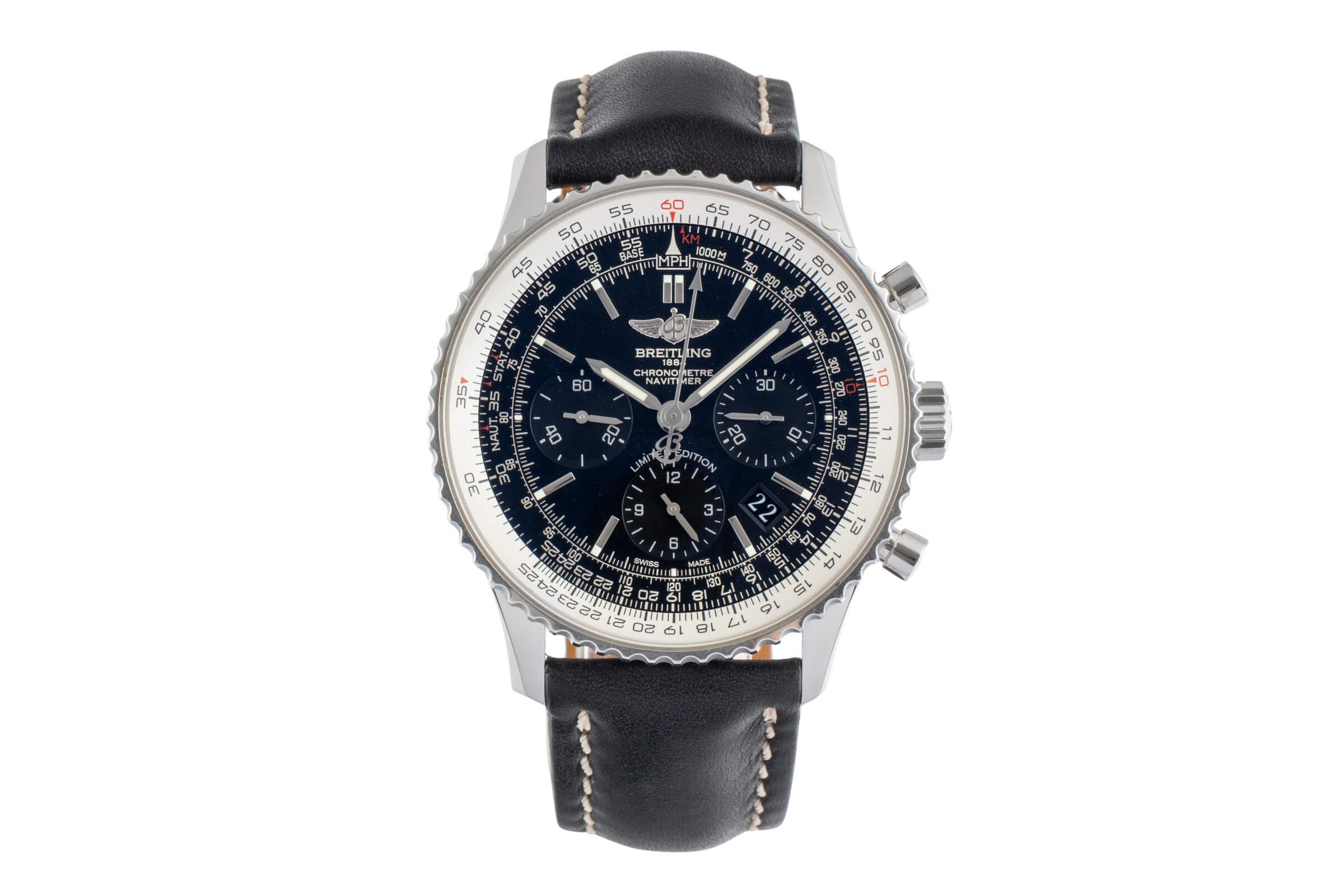 Breitling Navitimer 01 chronograph steel automatic Kal. B01 Ref. AB01211Y/BE65 LIMITED EDITION | Zeitauktion