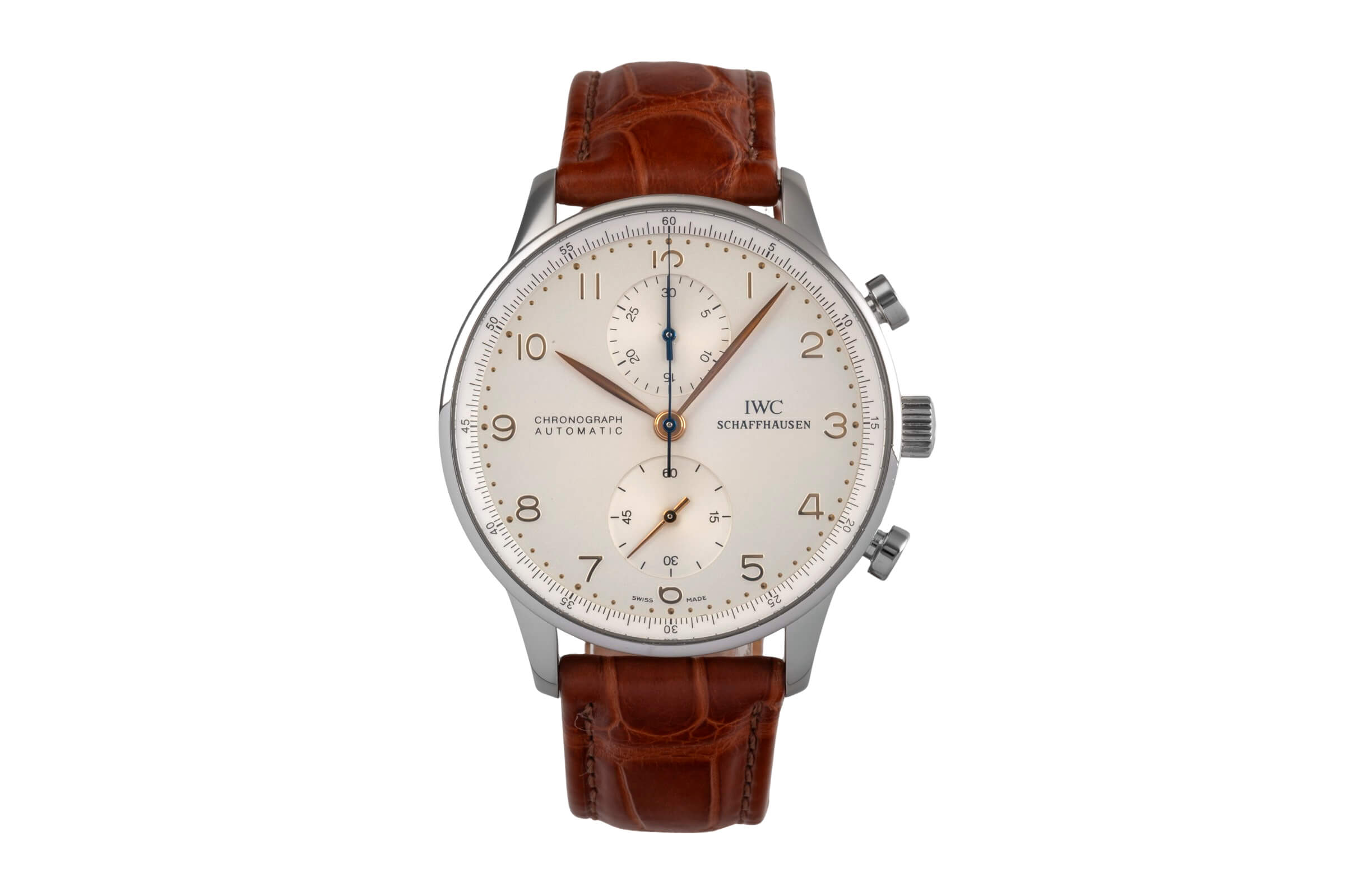 IWC Portugieser chronograph steel automatic Kal. C.79240 Ref. IW371401  | Zeitauktion