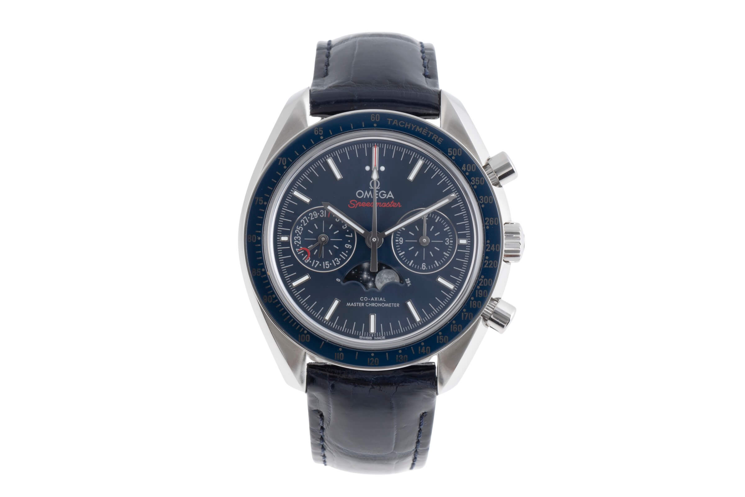Omega Speedmaster Moonwatch chronograph steel automatic Kal. 9904 Ref. 304.33.44.52.03.001  | Zeitauktion