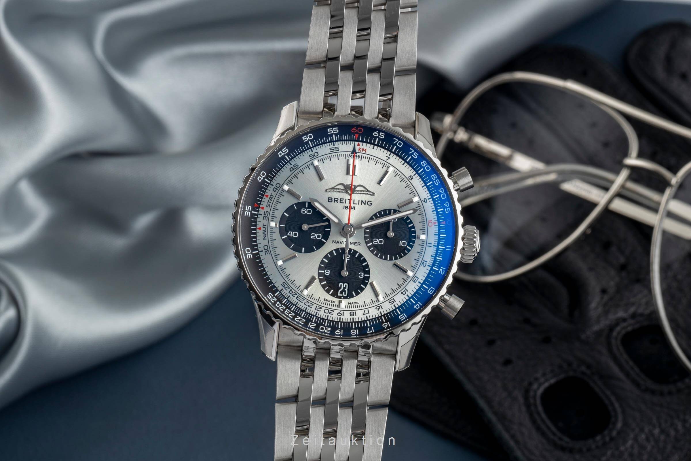 Breitling Navitimer 01 Chronograph Stahl Automatik Kal. B01 Ref. AB0138241G1A1  | Zeitauktion