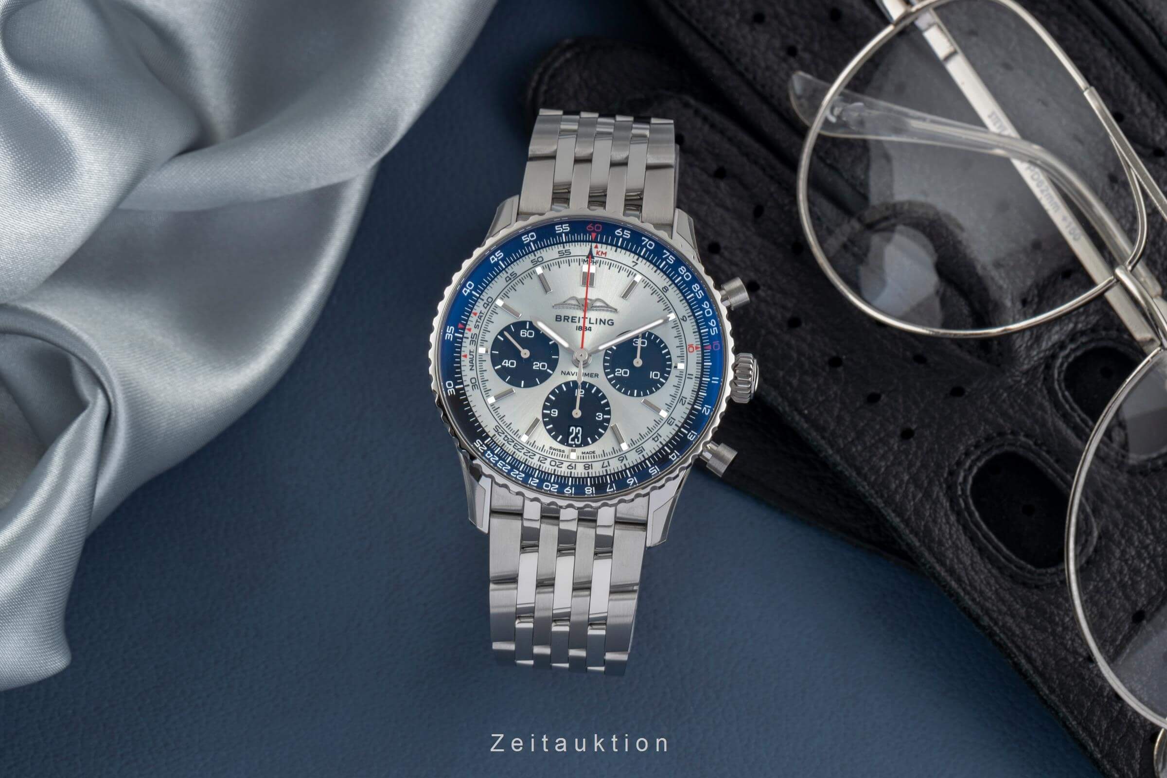 Breitling Navitimer 01 Chronograph Stahl Automatik Kal. B01 Ref. AB0138241G1A1  | Zeitauktion