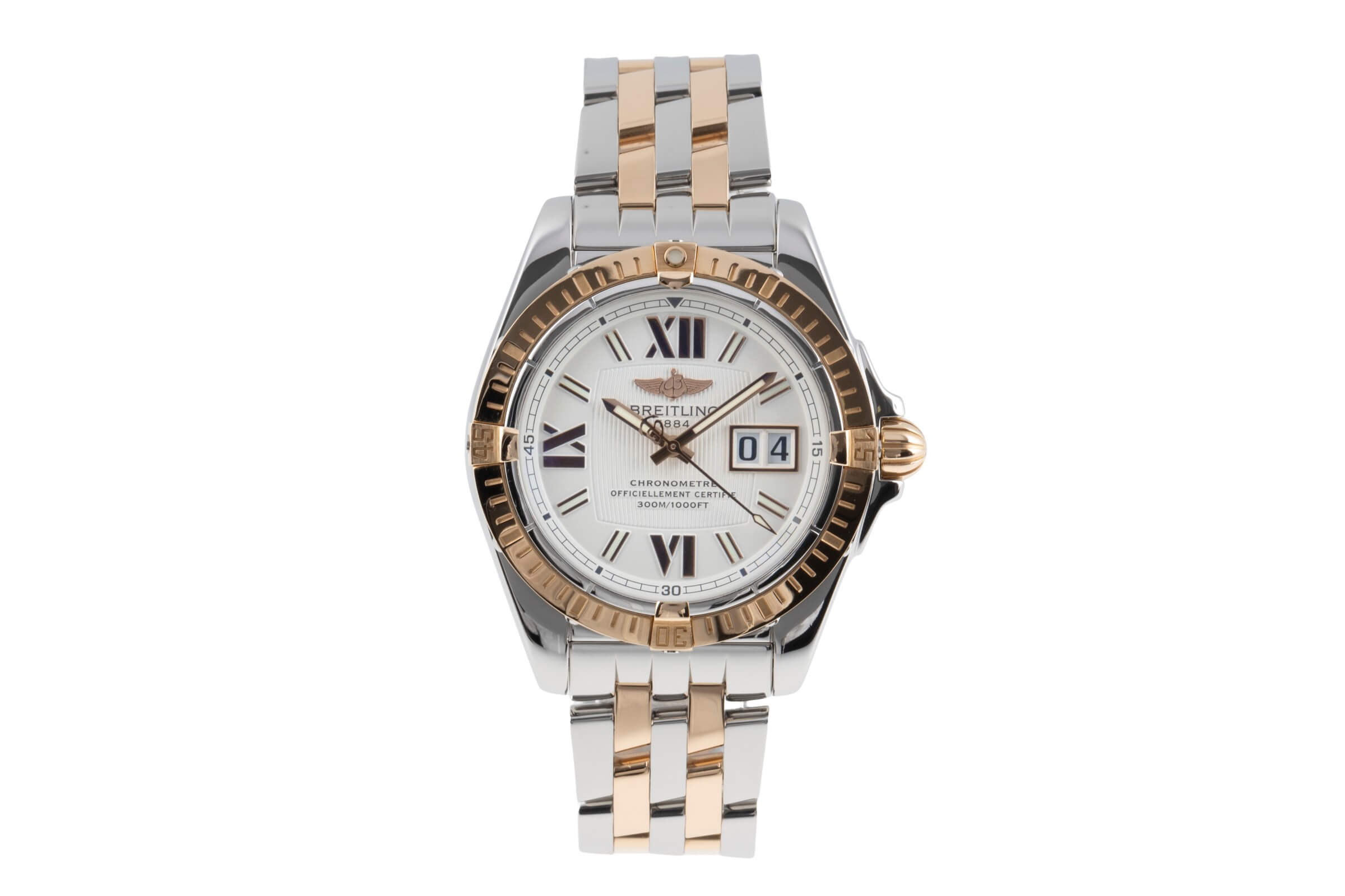 Breitling Cockpit acero / oro automático Kal. B49 Ref. C49350  | Zeitauktion