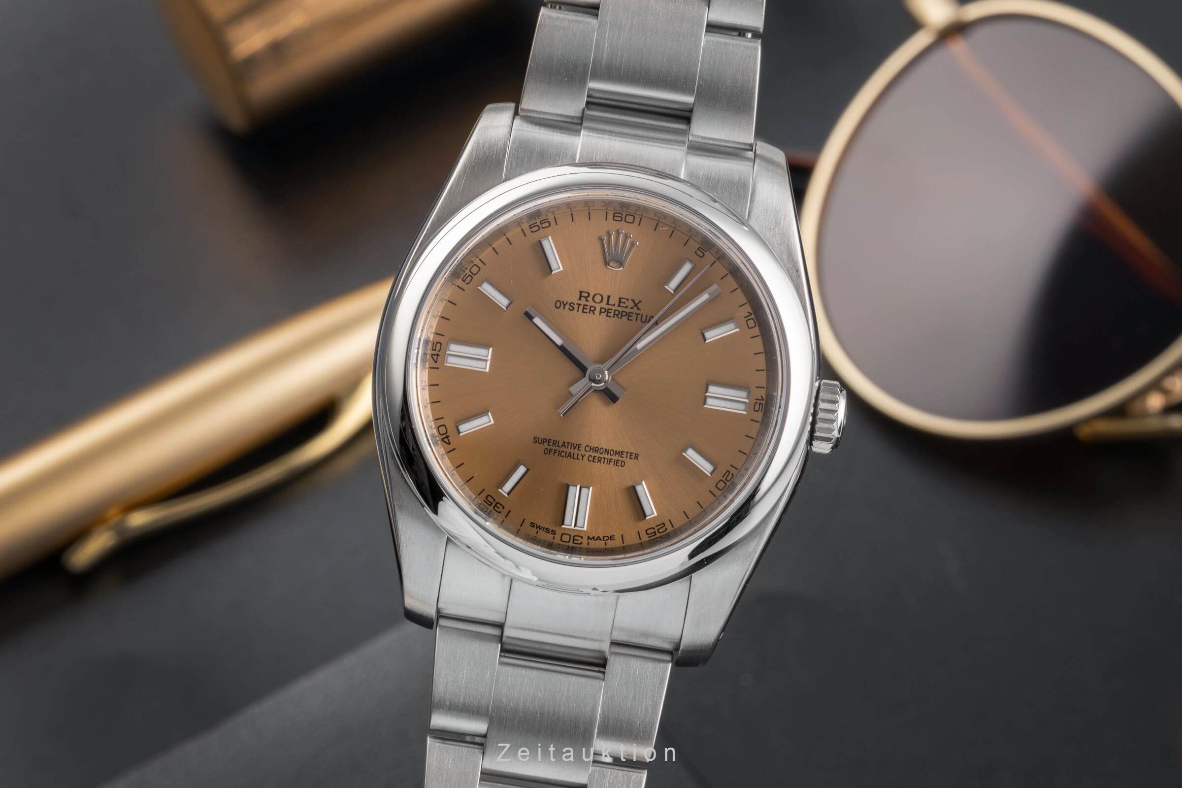 Rolex Oyster Perpetual Stahl Automatik Kal. 3130 Ref. 116000  | Zeitauktion