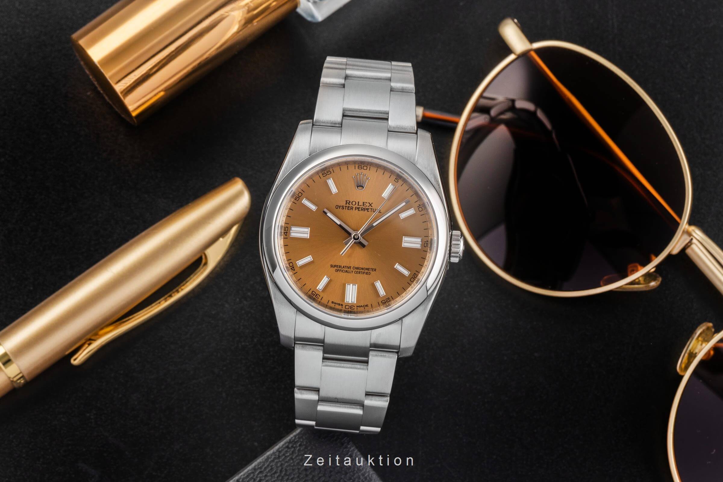 Rolex Oyster Perpetual Stahl Automatik Kal. 3130 Ref. 116000  | Zeitauktion