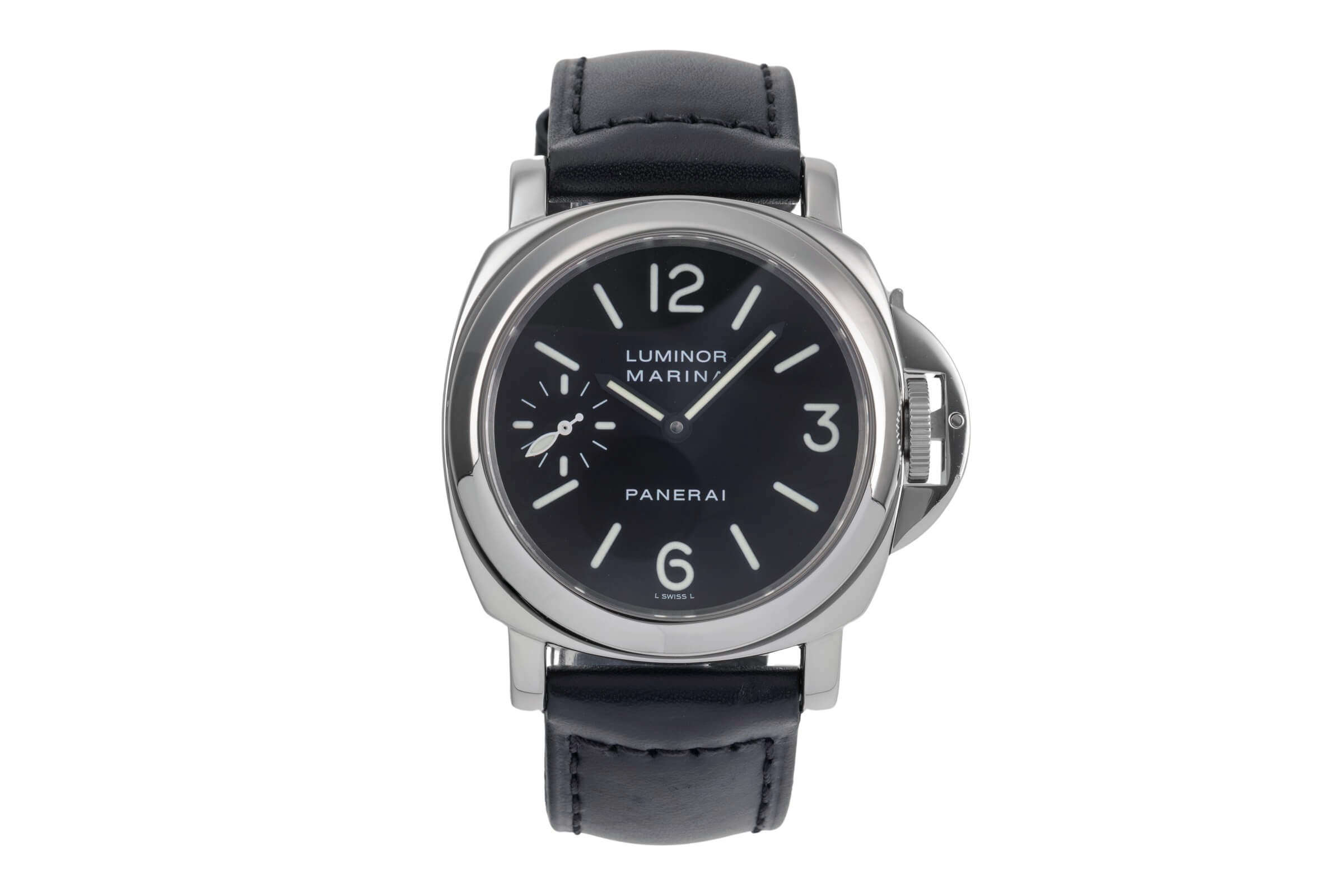 Panerai Luminor Marina steel manual winding Ref. PAM00001  | Zeitauktion