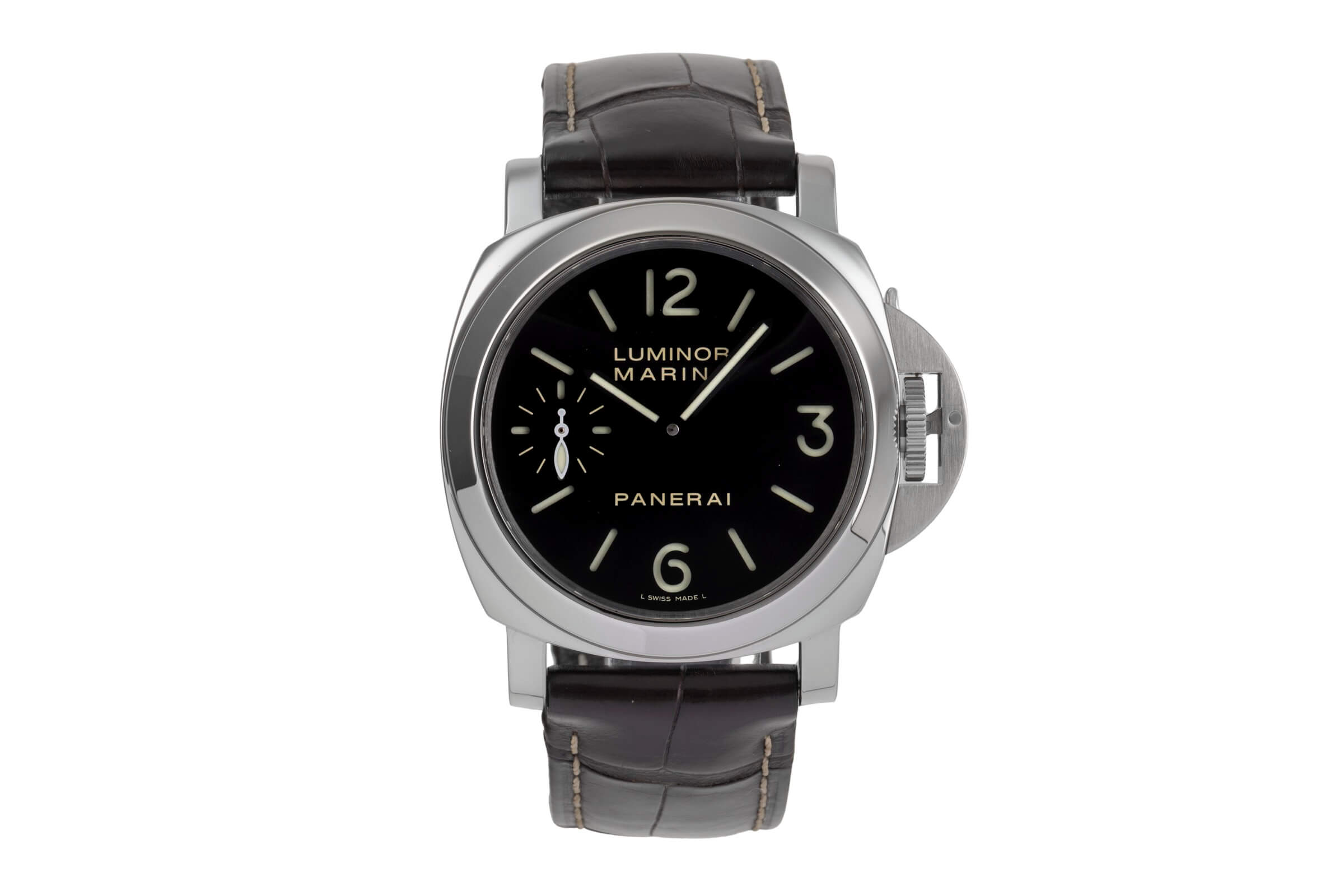 Panerai Luminor Marina Stahl Handaufzug Ref. PAM00111  | Zeitauktion