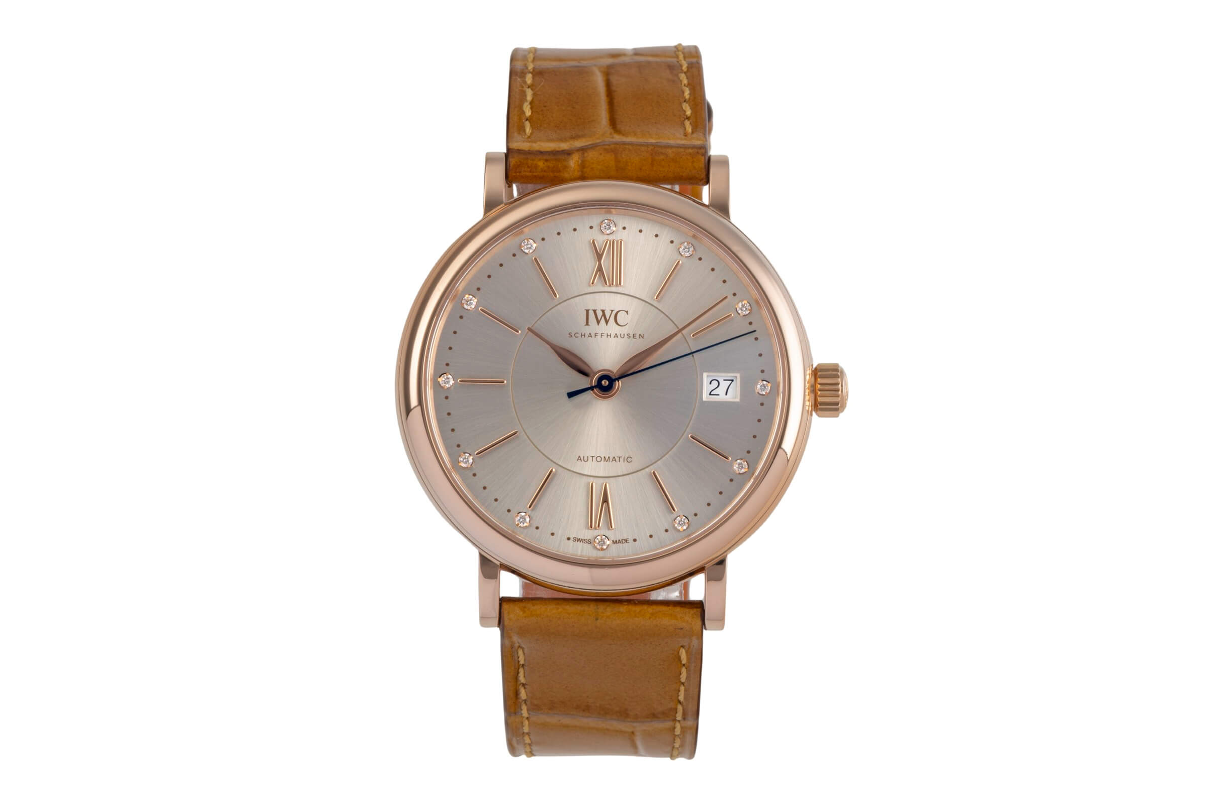 IWC Portofino or rouge 18 ct automatique Kal. C.35111 Ref. IW458105  | Zeitauktion
