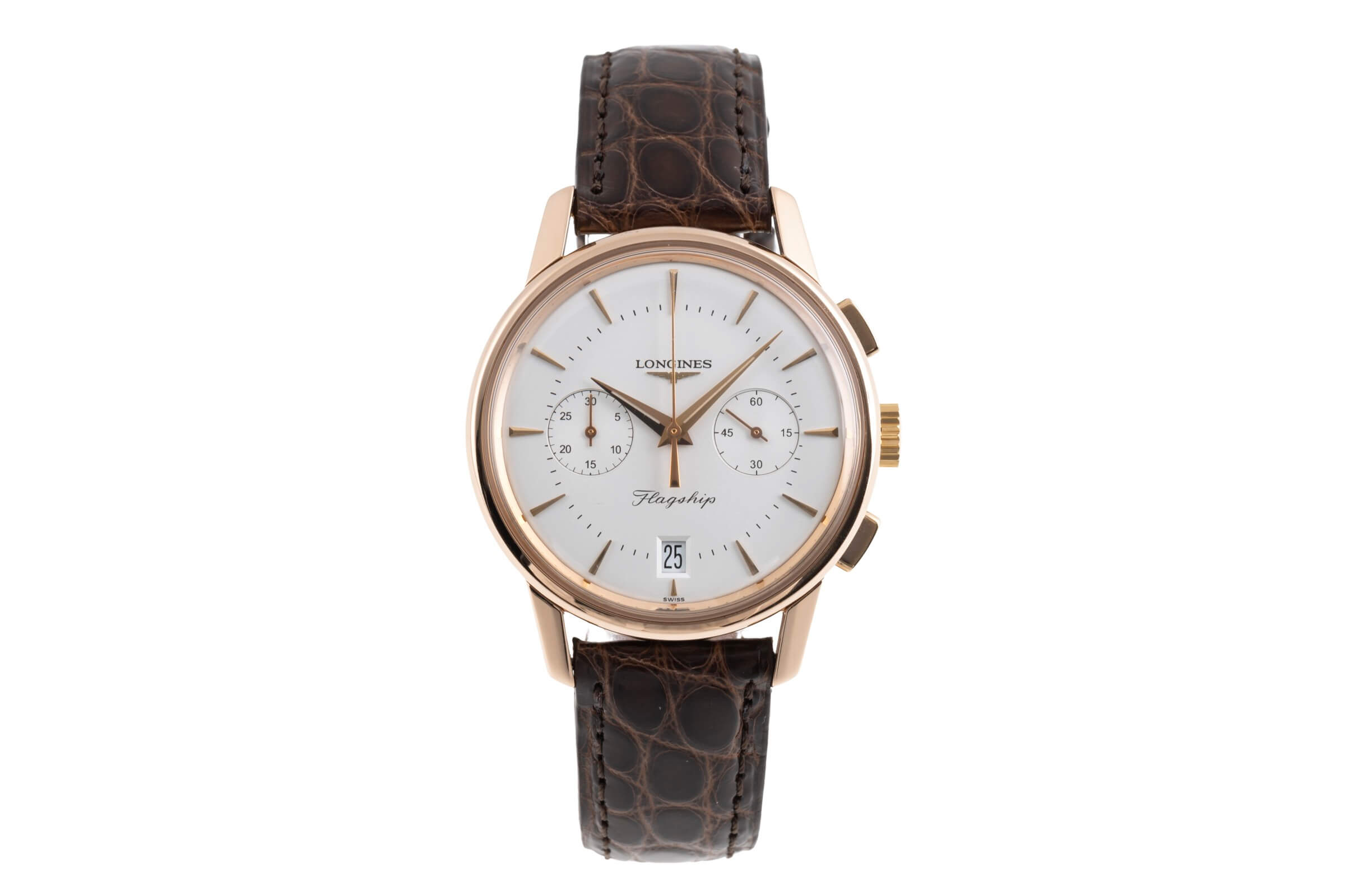 Longines Flagship 18k Rotgold Automatik Kal. L651.3 Ref. L4.756.8.72.0  | Zeitauktion