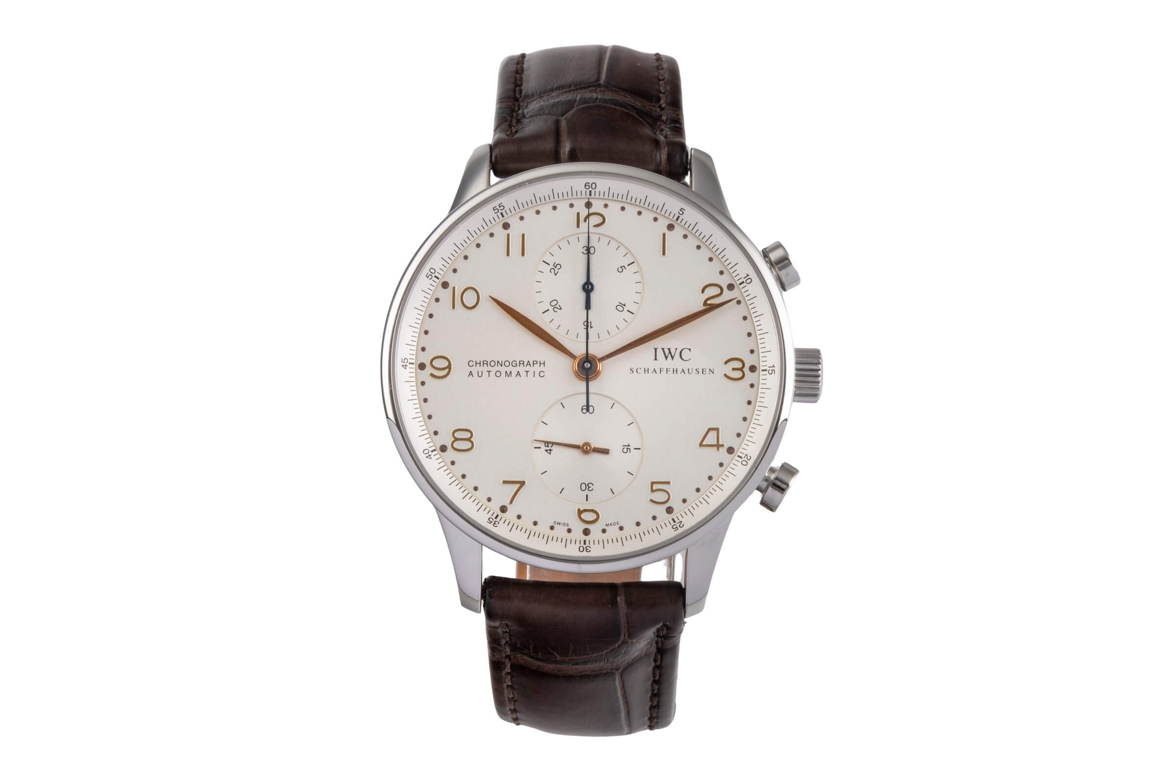 IWC Portugieser chronograph steel automatic Kal. C.79240 Ref. IW371401  | Zeitauktion