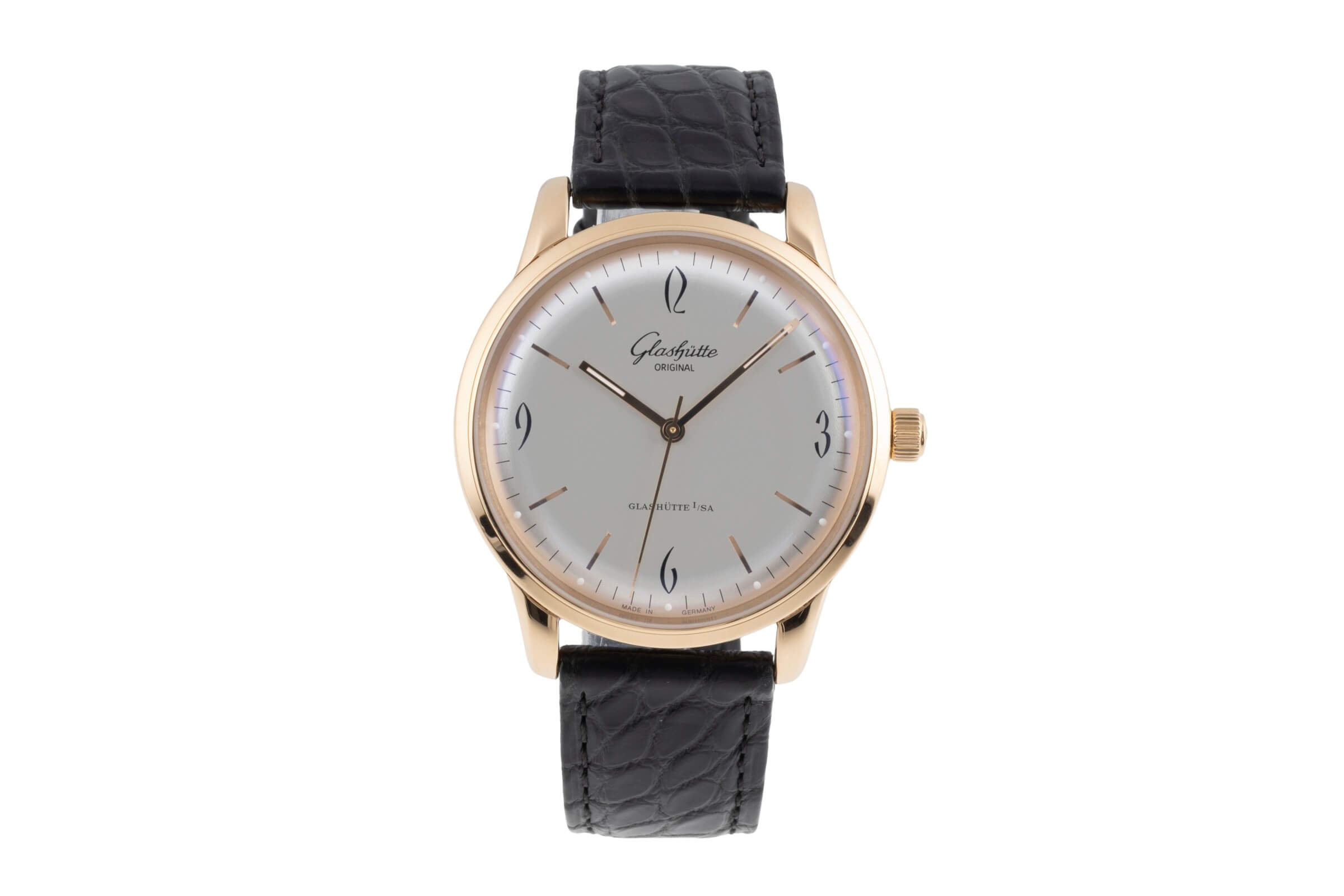 Glashütte Senator Sixties 18k Rotgold Automatik Kal. GO 39 Ref. 1-39-52-01-01-04  | Zeitauktion