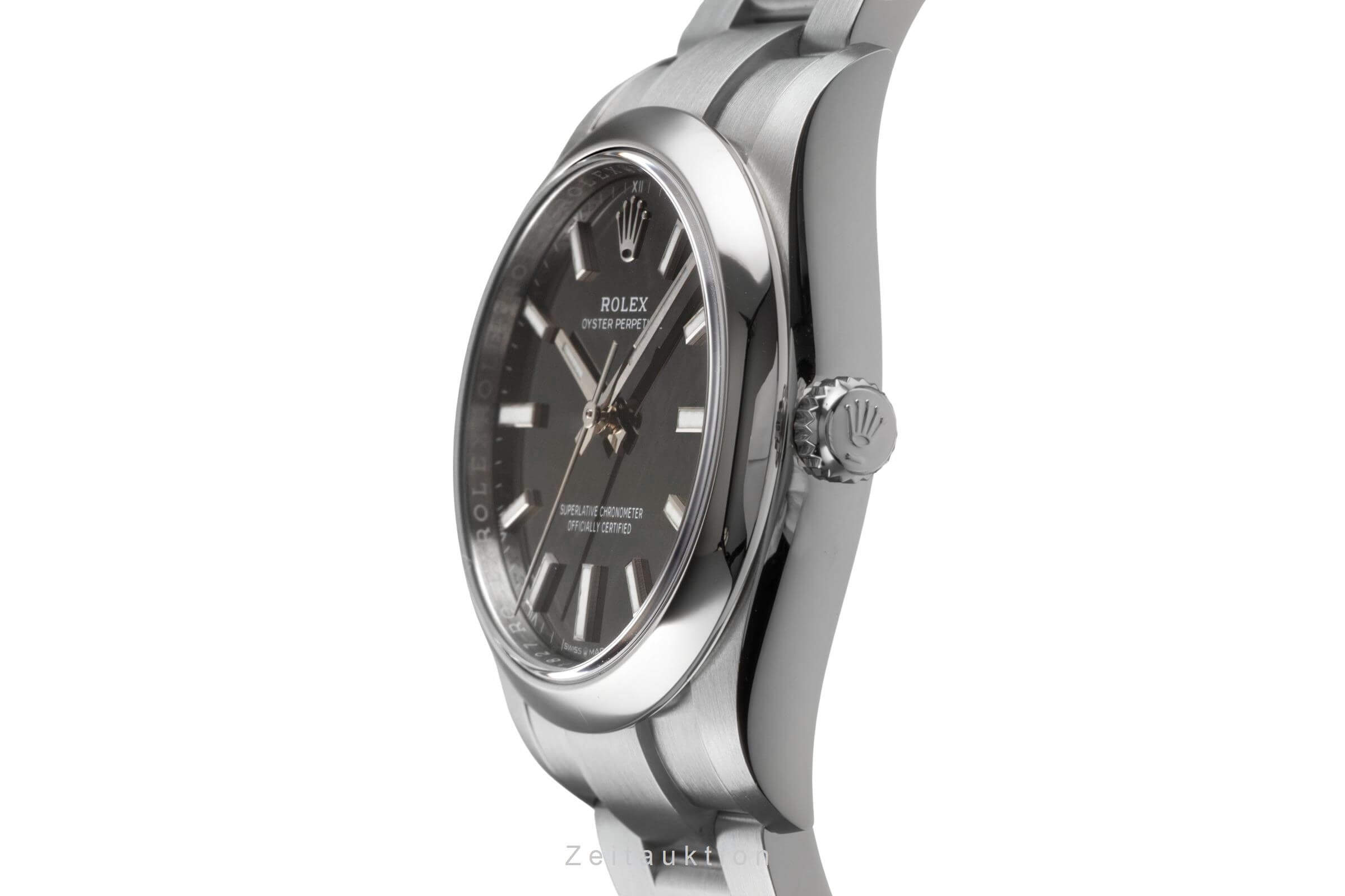 Rolex Oyster Perpetual Stahl Automatik Kal. 2232 Ref. 124200  | Zeitauktion
