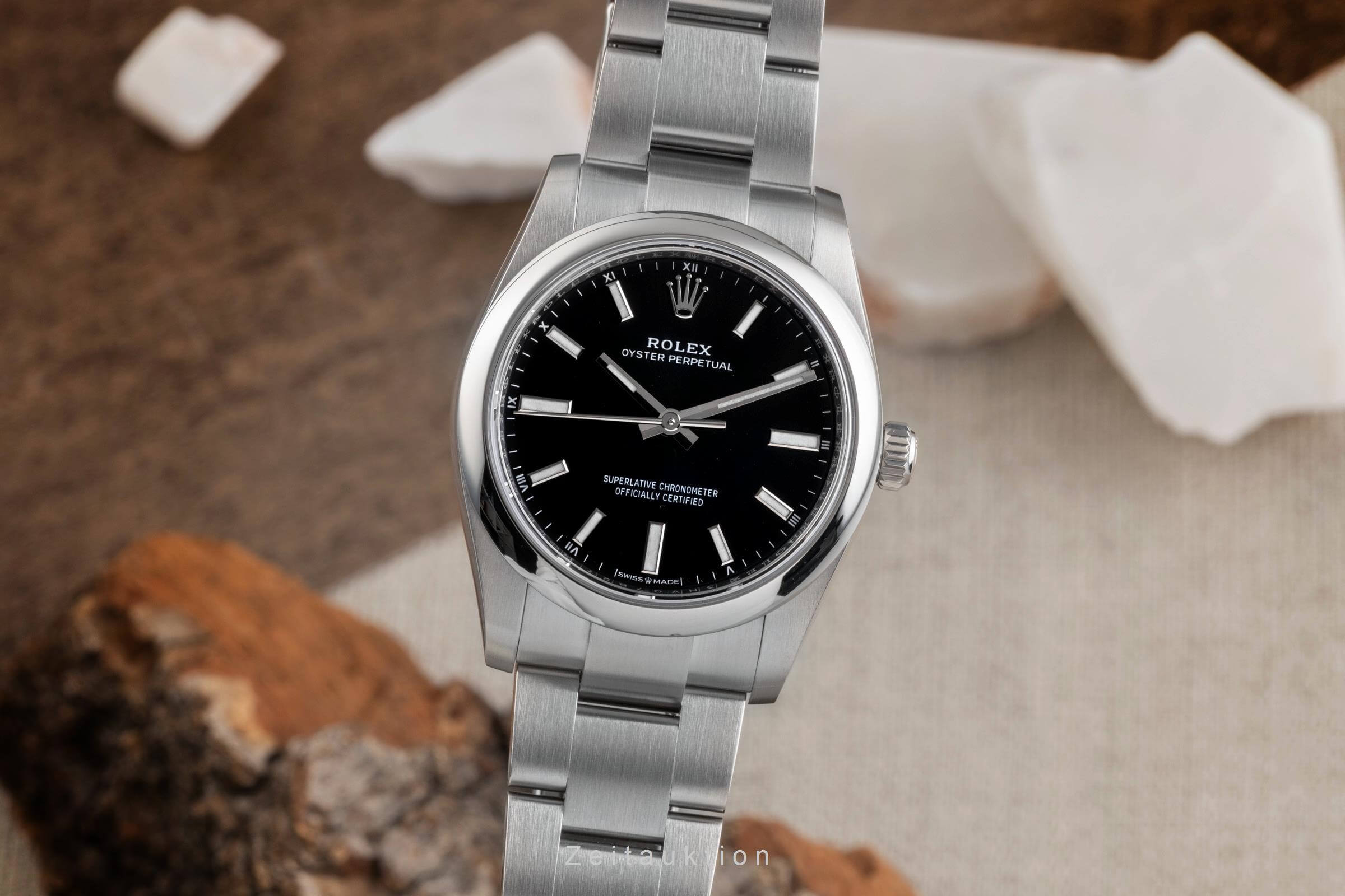 Rolex Oyster Perpetual Stahl Automatik Kal. 2232 Ref. 124200  | Zeitauktion