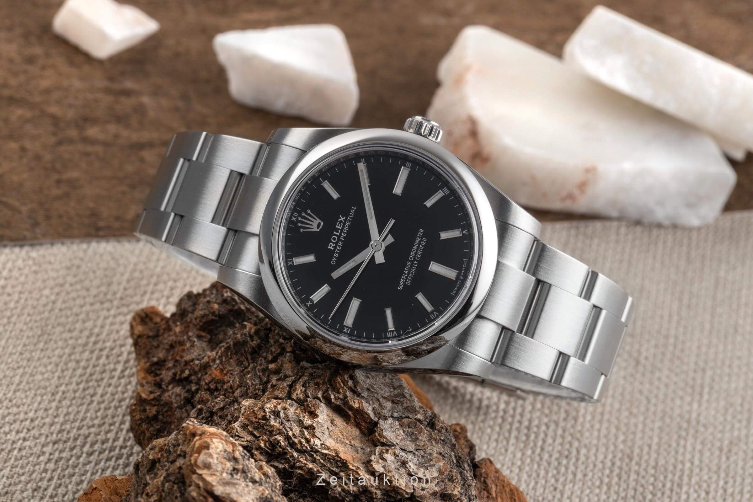 Rolex Oyster Perpetual Stahl Automatik Kal. 2232 Ref. 124200  | Zeitauktion