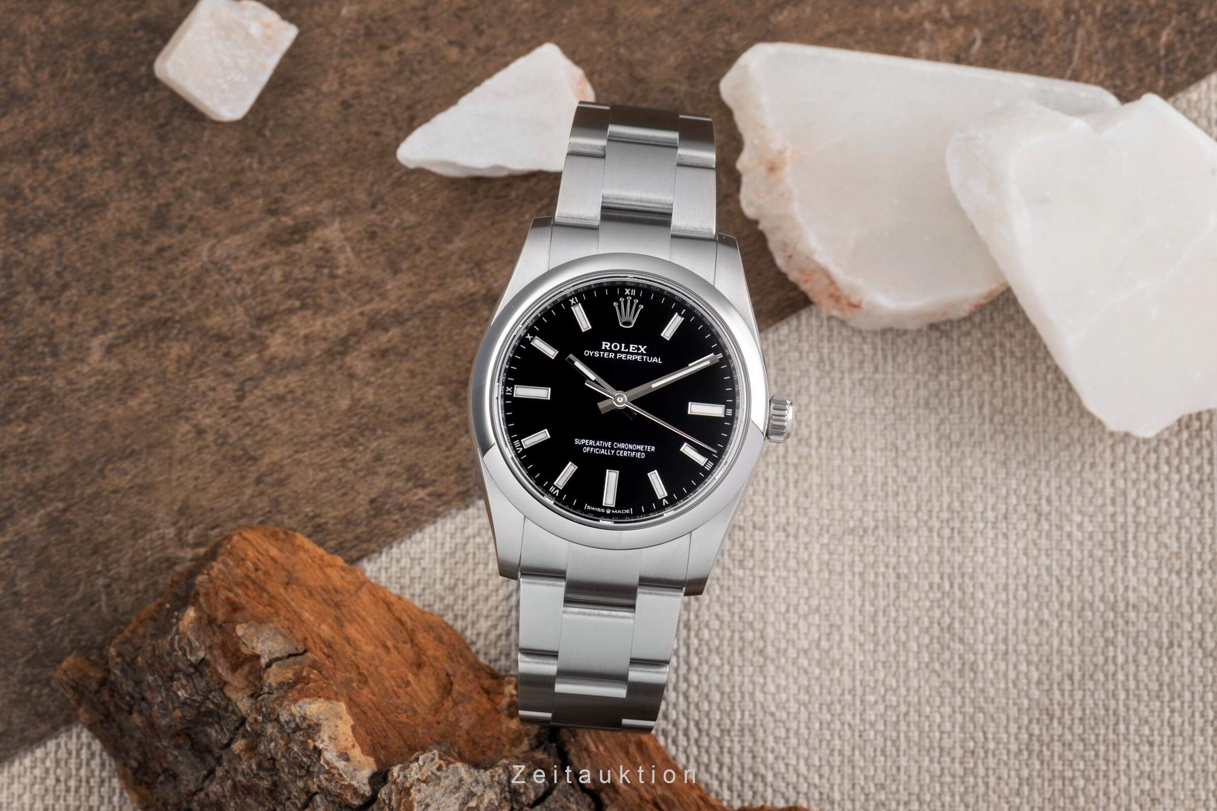 Rolex Oyster Perpetual Stahl Automatik Kal. 2232 Ref. 124200  | Zeitauktion