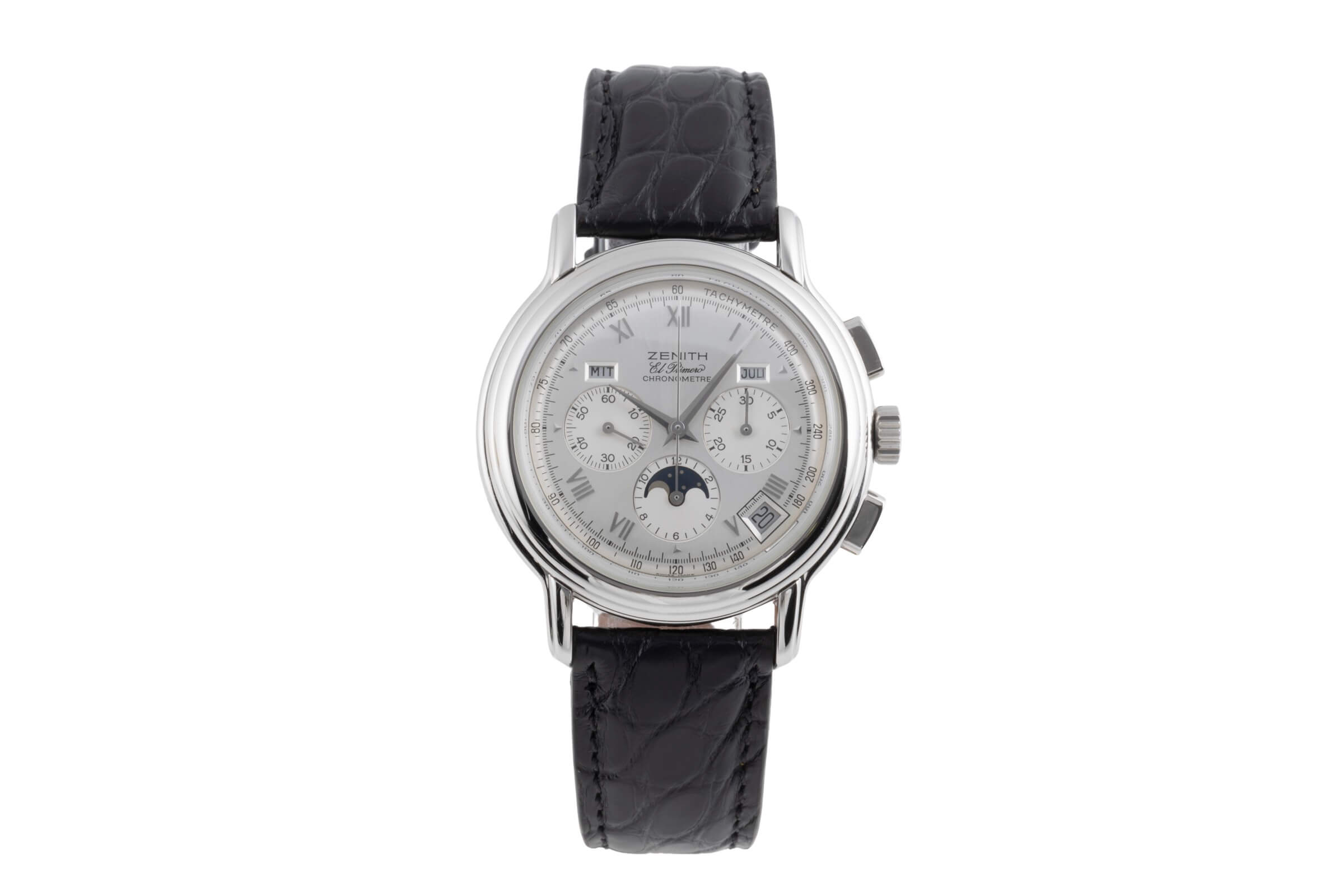 Zenith El Primero Chronograph Stahl Automatik Kal. 410 Ref. 14/01.0240.410  | Zeitauktion