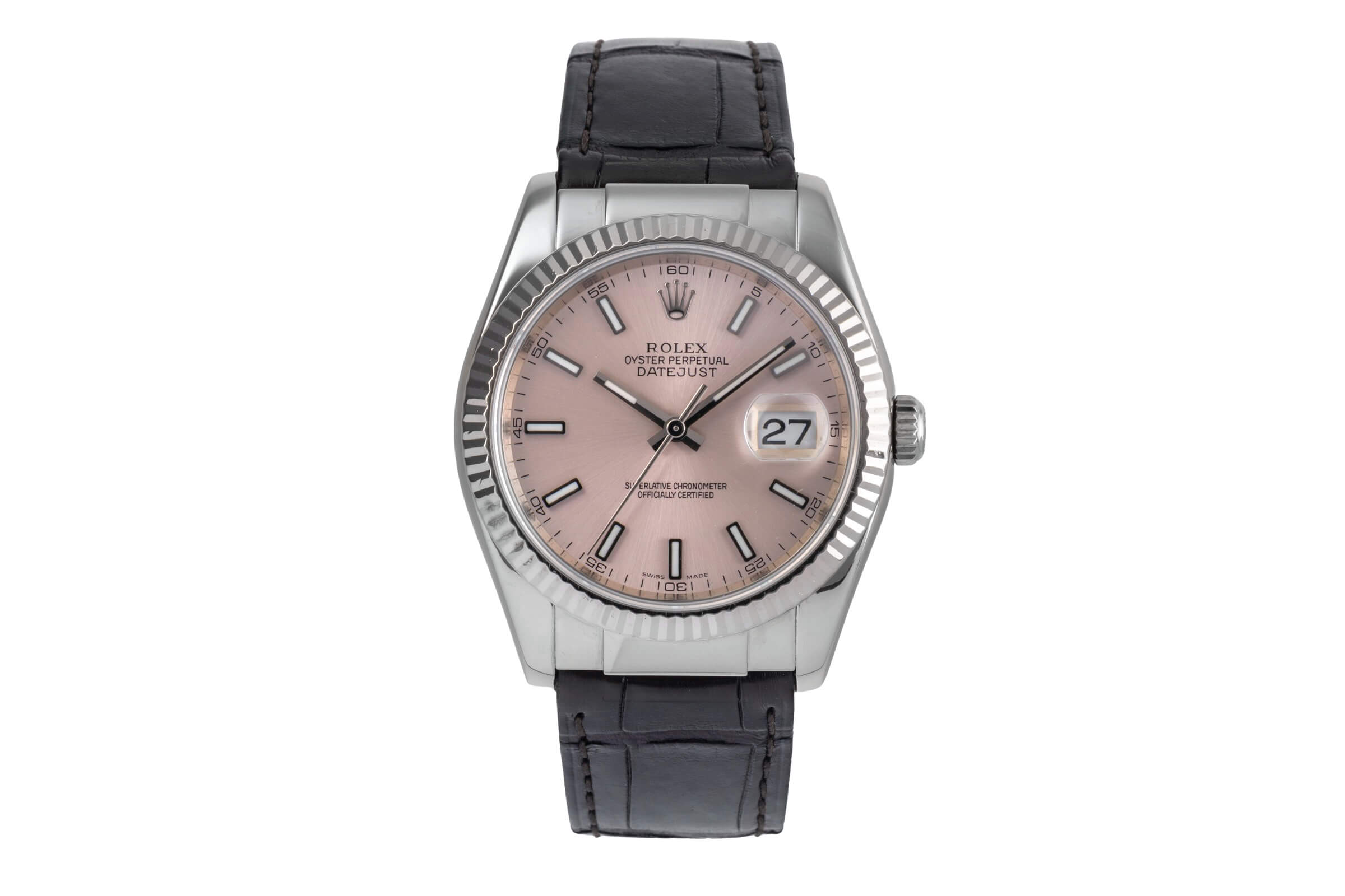 Rolex Datejust 18k Weissgold Automatik Kal. 3135 Ref. 116139  | Zeitauktion