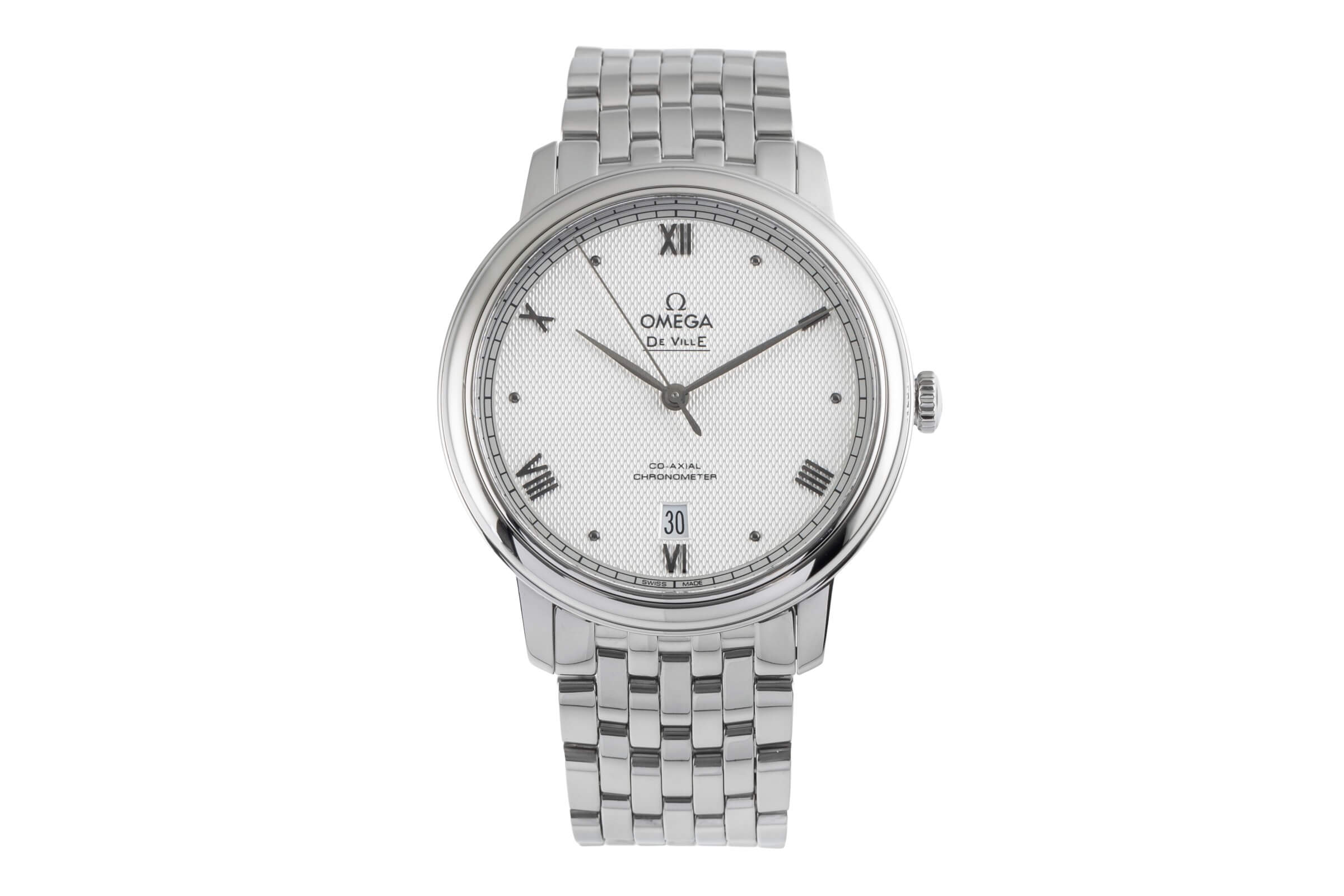 Omega De Ville steel automatic Kal. 2500 Ref. 424.10.40.20.02.006  | Zeitauktion